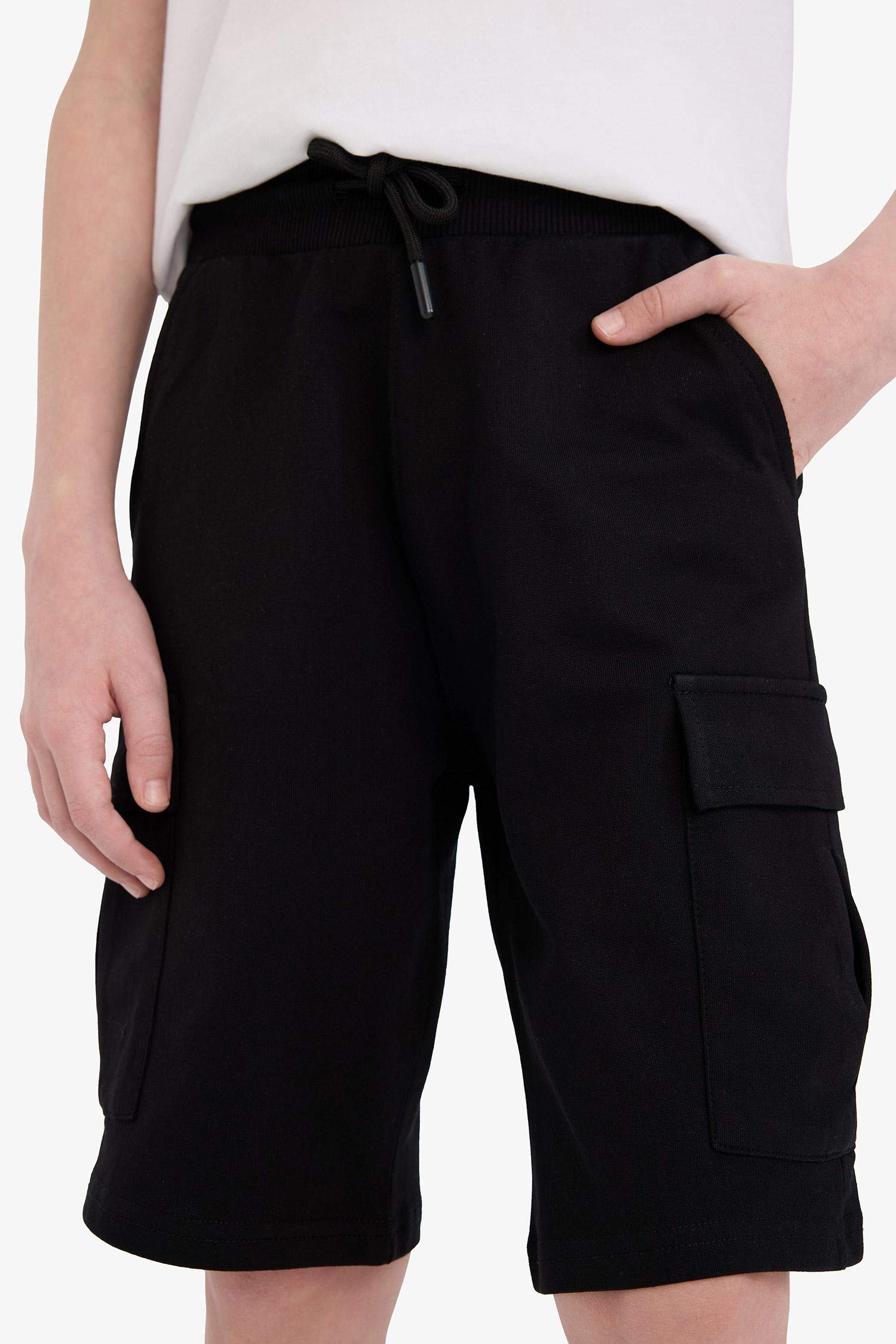 Boy Regular Fit Sweatshirt Fabric Shorts