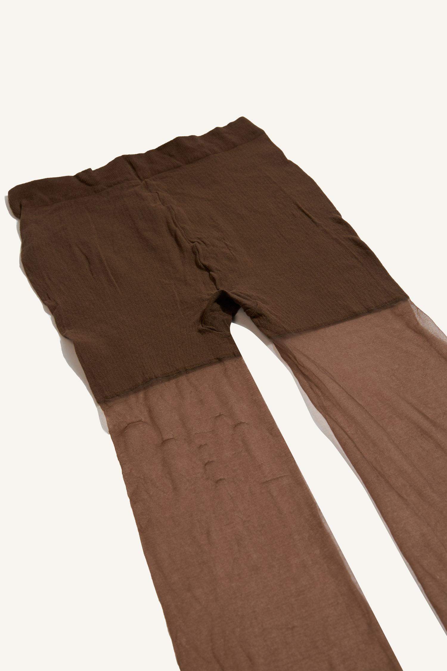 Kadın Kestane 15 Denye Külotlu Çorap