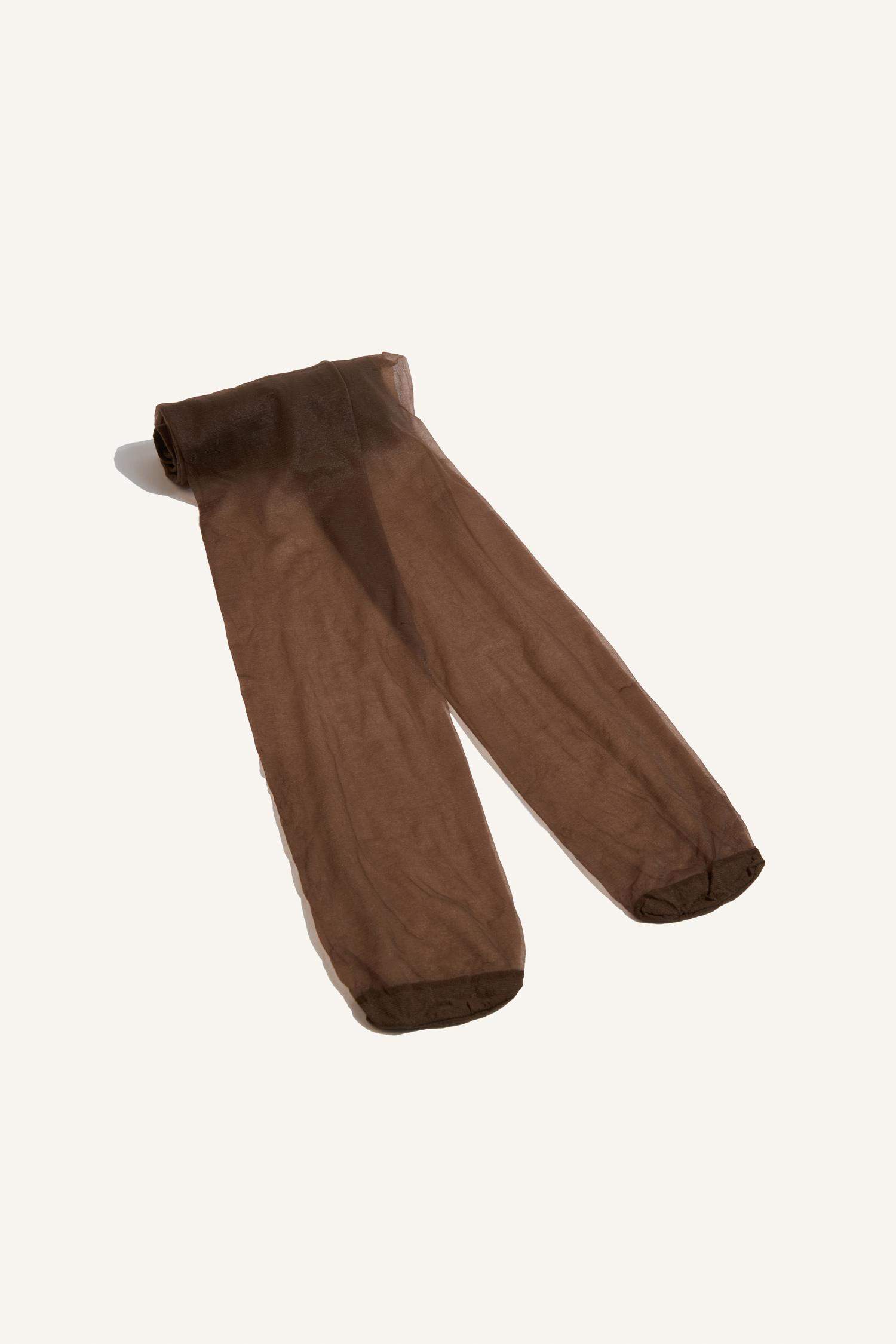 Kadın Kestane 15 Denye Külotlu Çorap