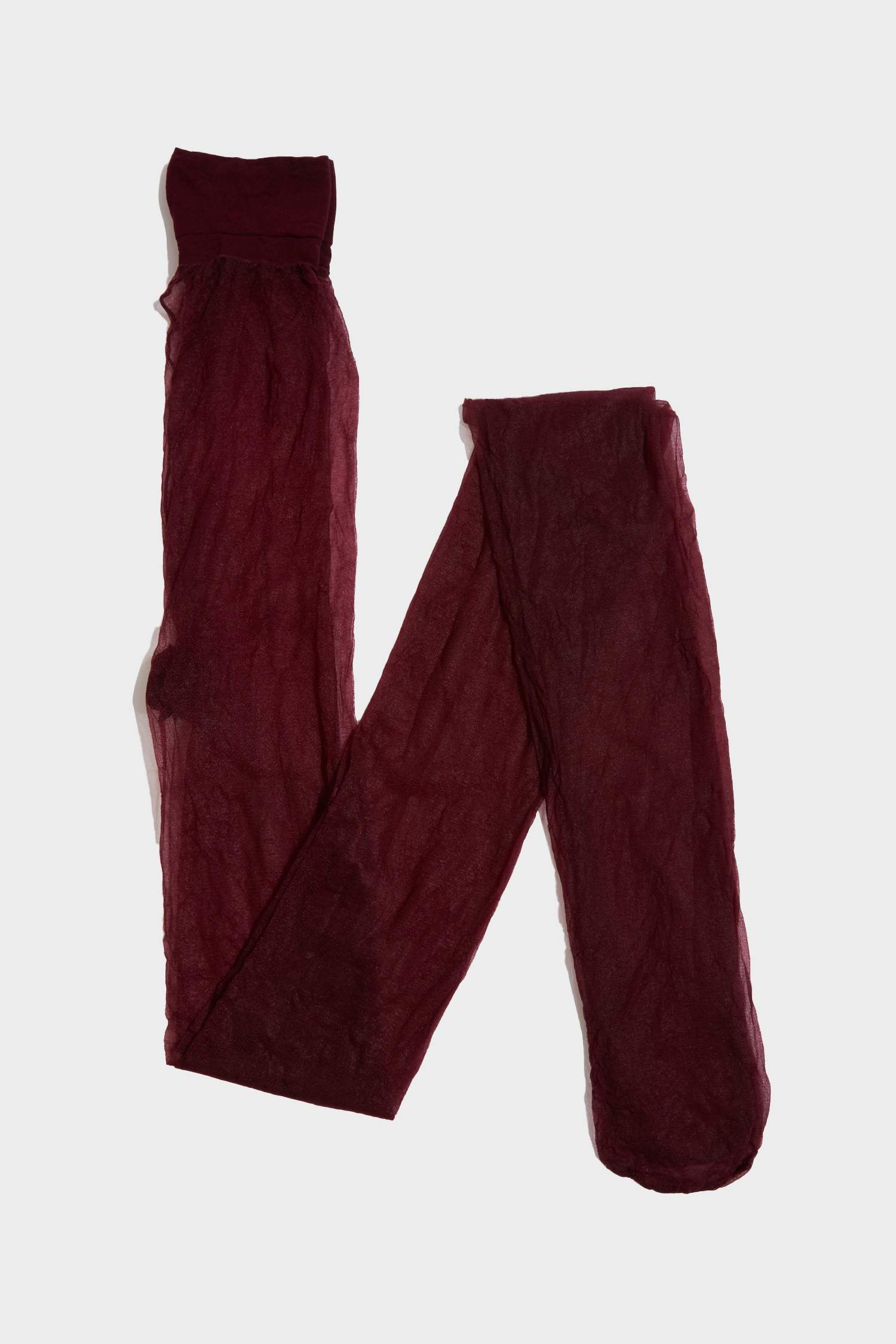 Chaussettes collants Bordeaux pour femme - 5 deniers