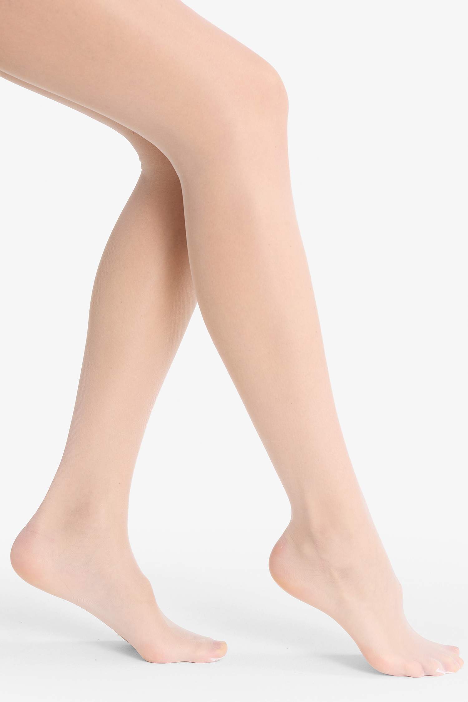 Chaussettes collants Blancs pour femme - 5 deniers