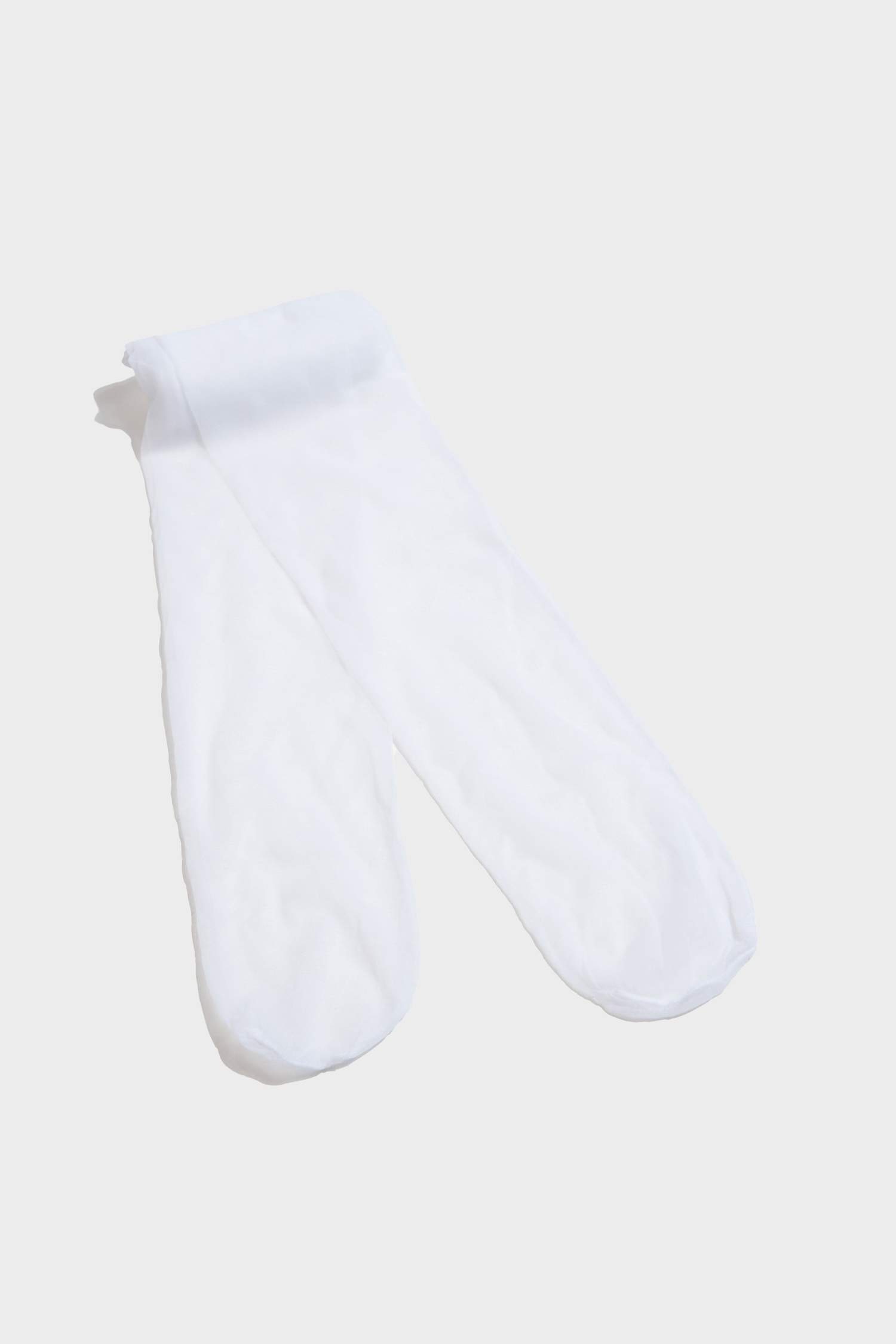 Chaussettes collants Blancs pour femme - 5 deniers