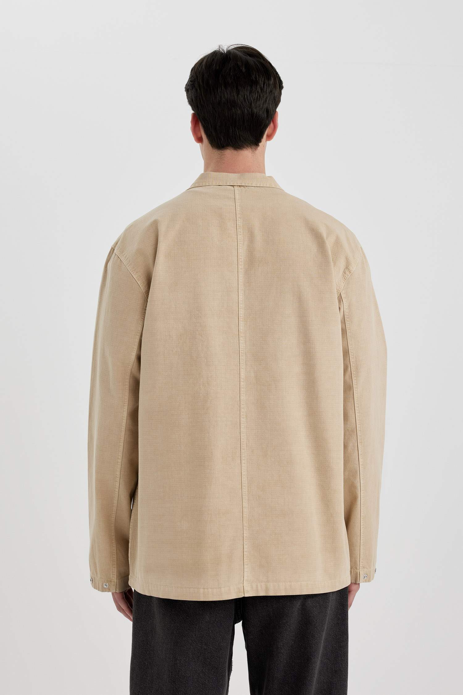 Relax Fit Cotton Long Sleeve Shirt