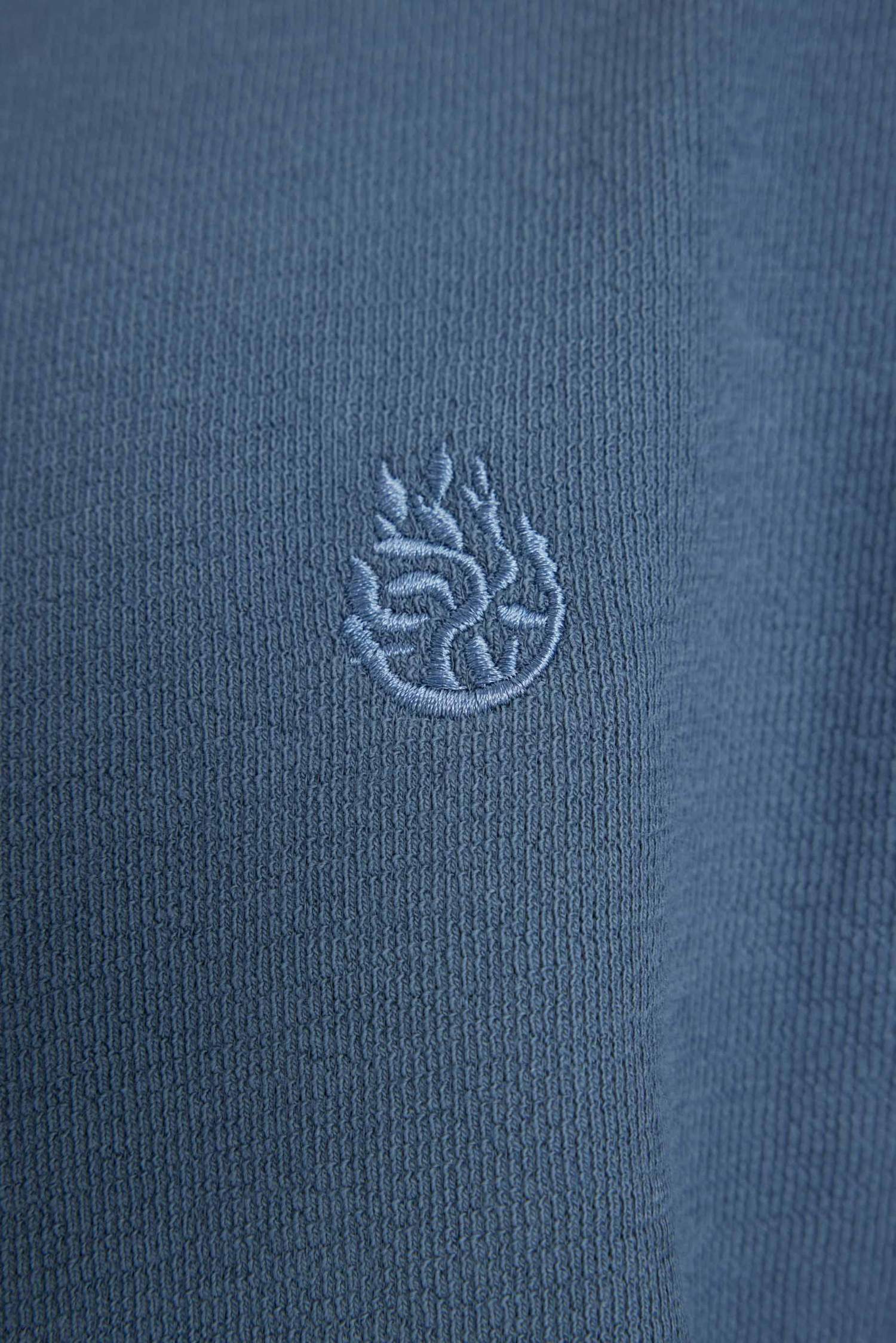 تيشيرت نص ردن مطبوع قصة مريحة بياخة مستديرة