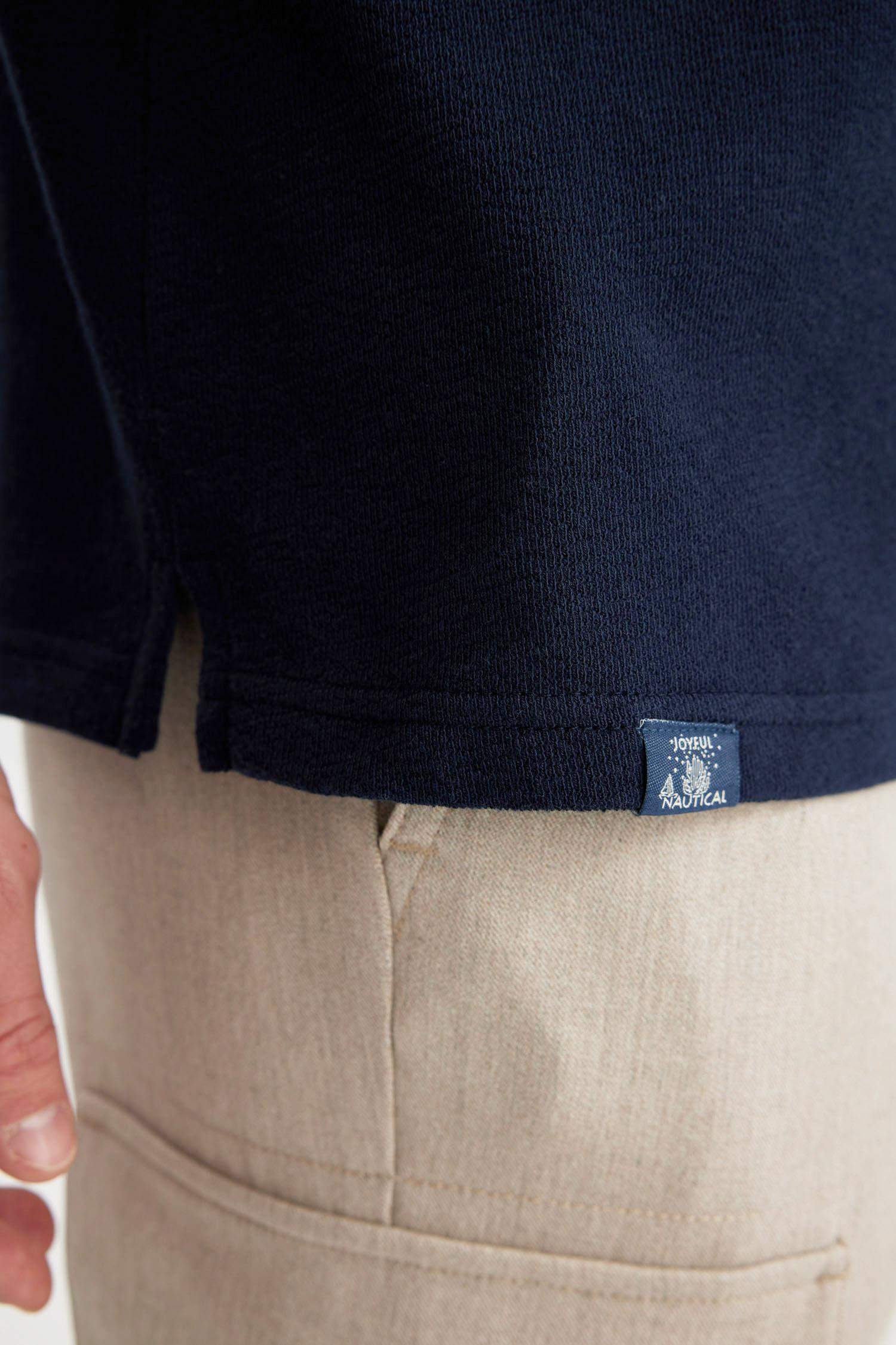 تيشيرت نص ردن مطبوع قصة مريحة بياخة مستديرة