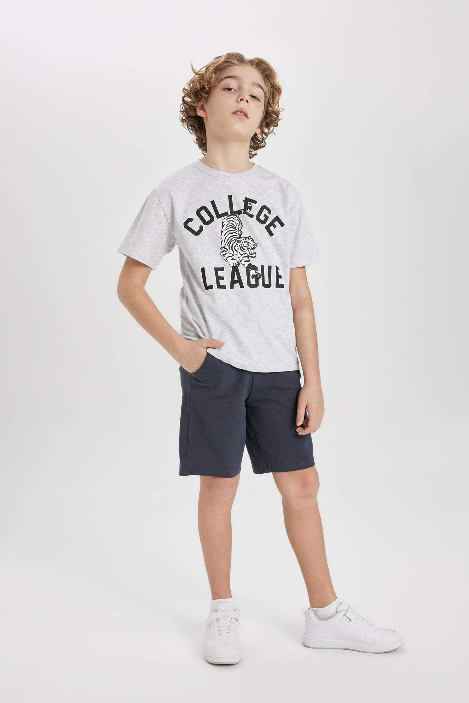 Short Bermuda Basique en piqué pour garçon