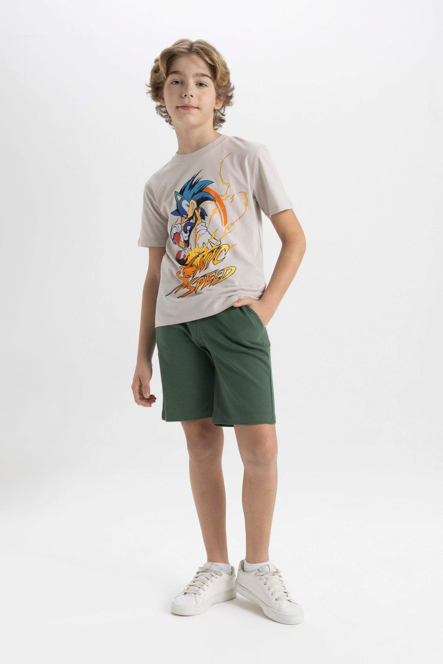 Erkek Çocuk Basic Düz Pike Şort