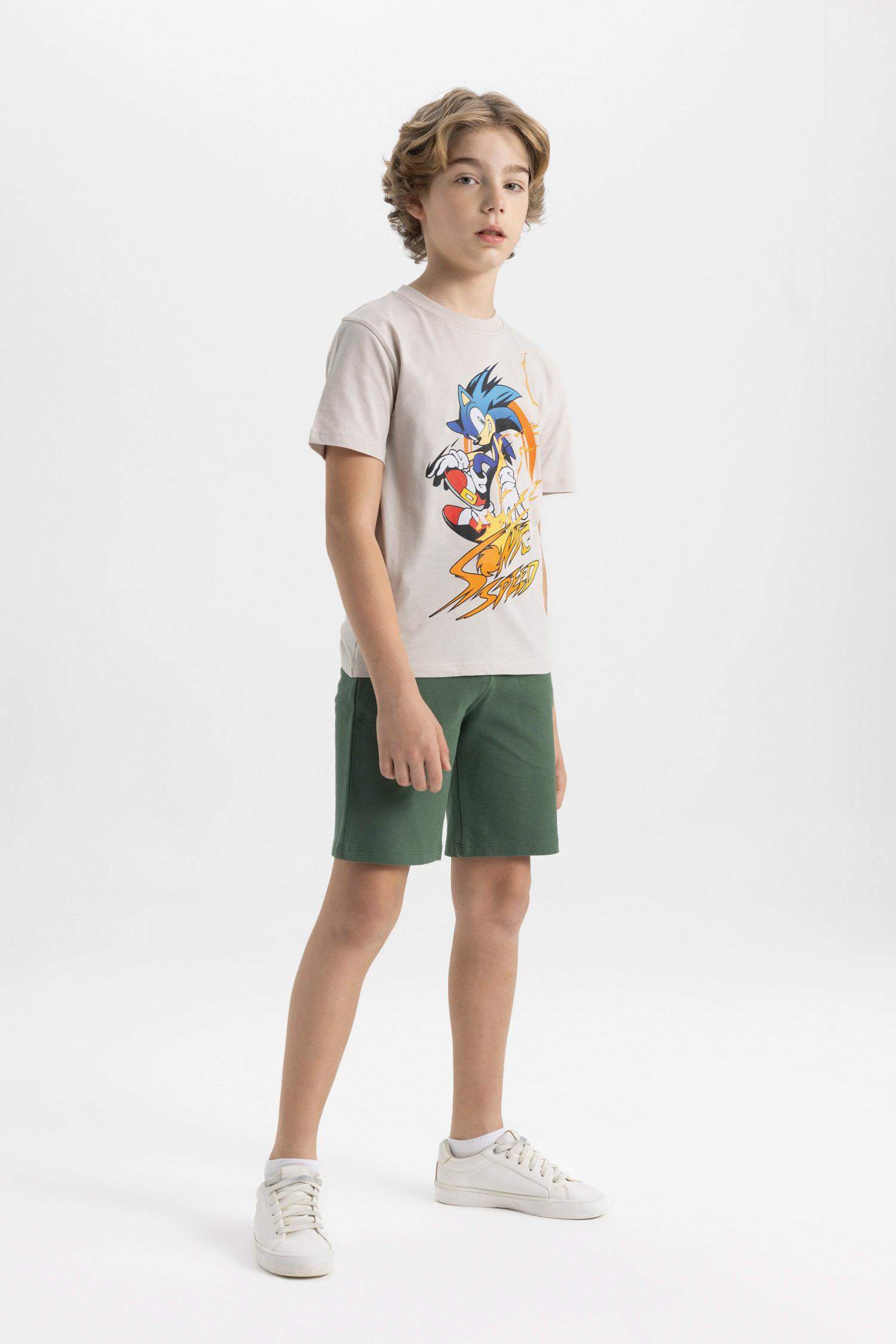 Erkek Çocuk Basic Düz Pike Şort