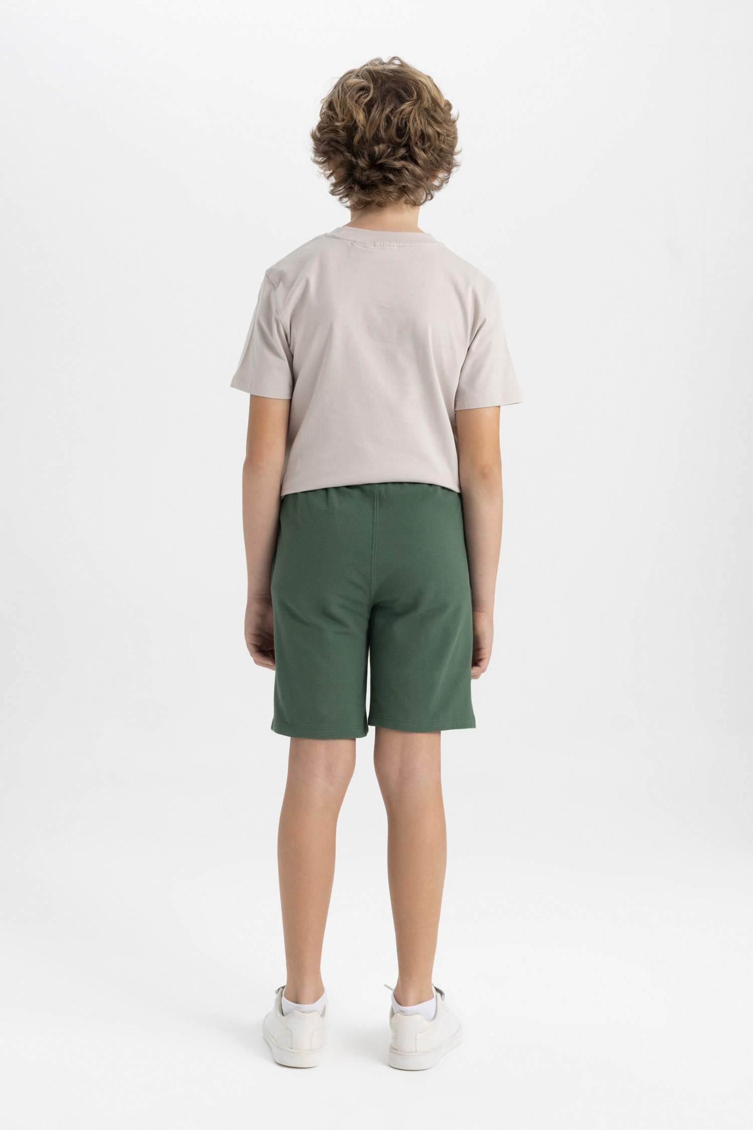 Erkek Çocuk Basic Düz Pike Şort