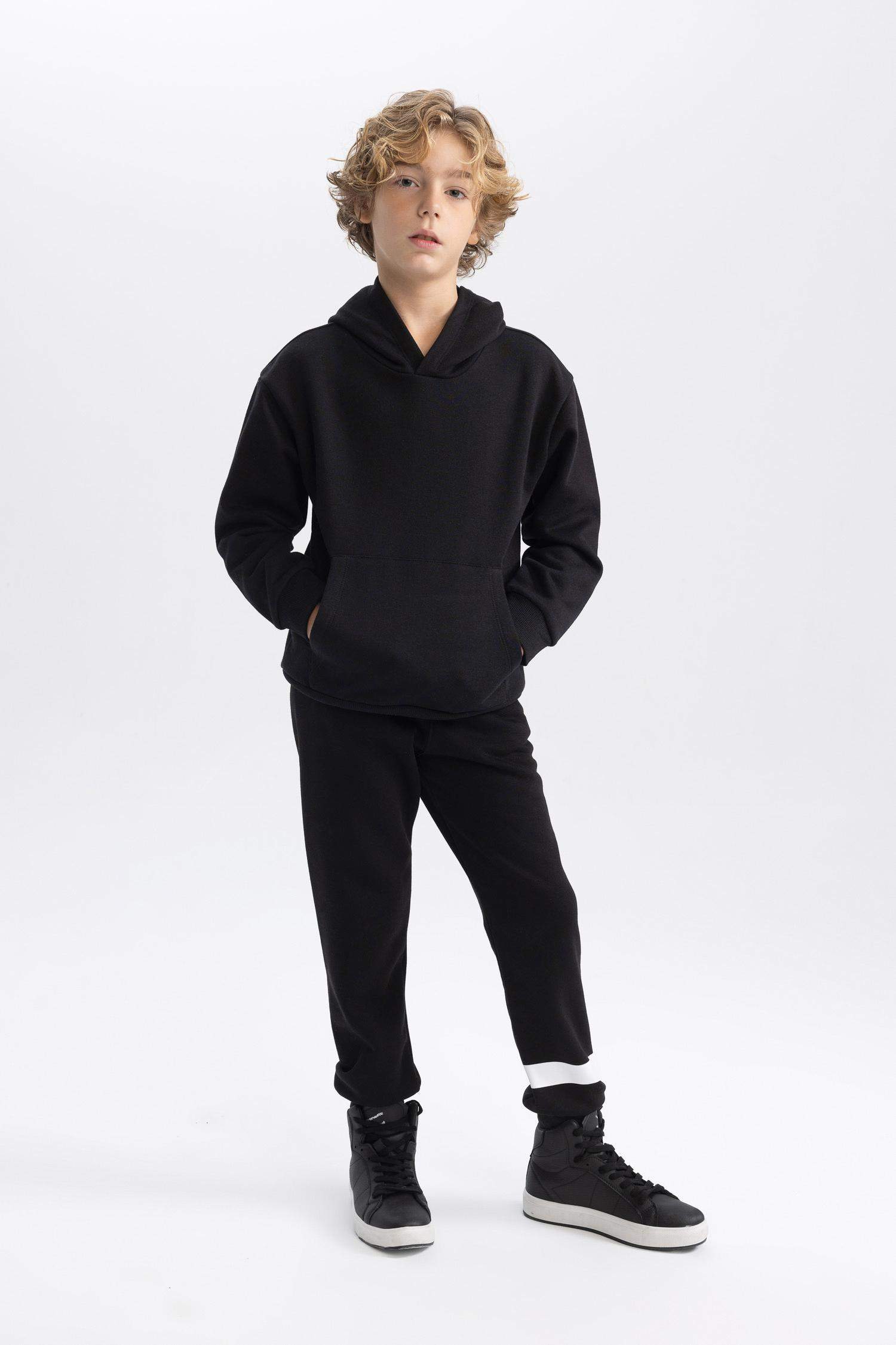 Boy Printed Thick Sweatpants