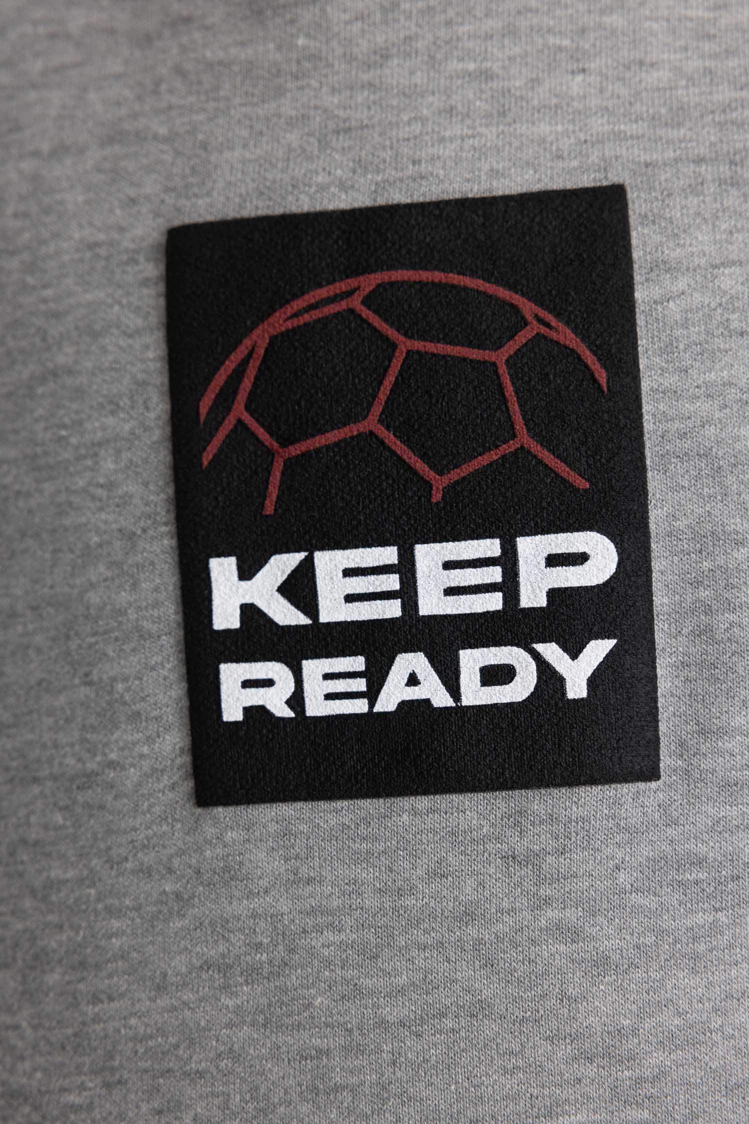 Erkek Çocuk Baskılı Kapüşonlu Kalın Sweatshirt