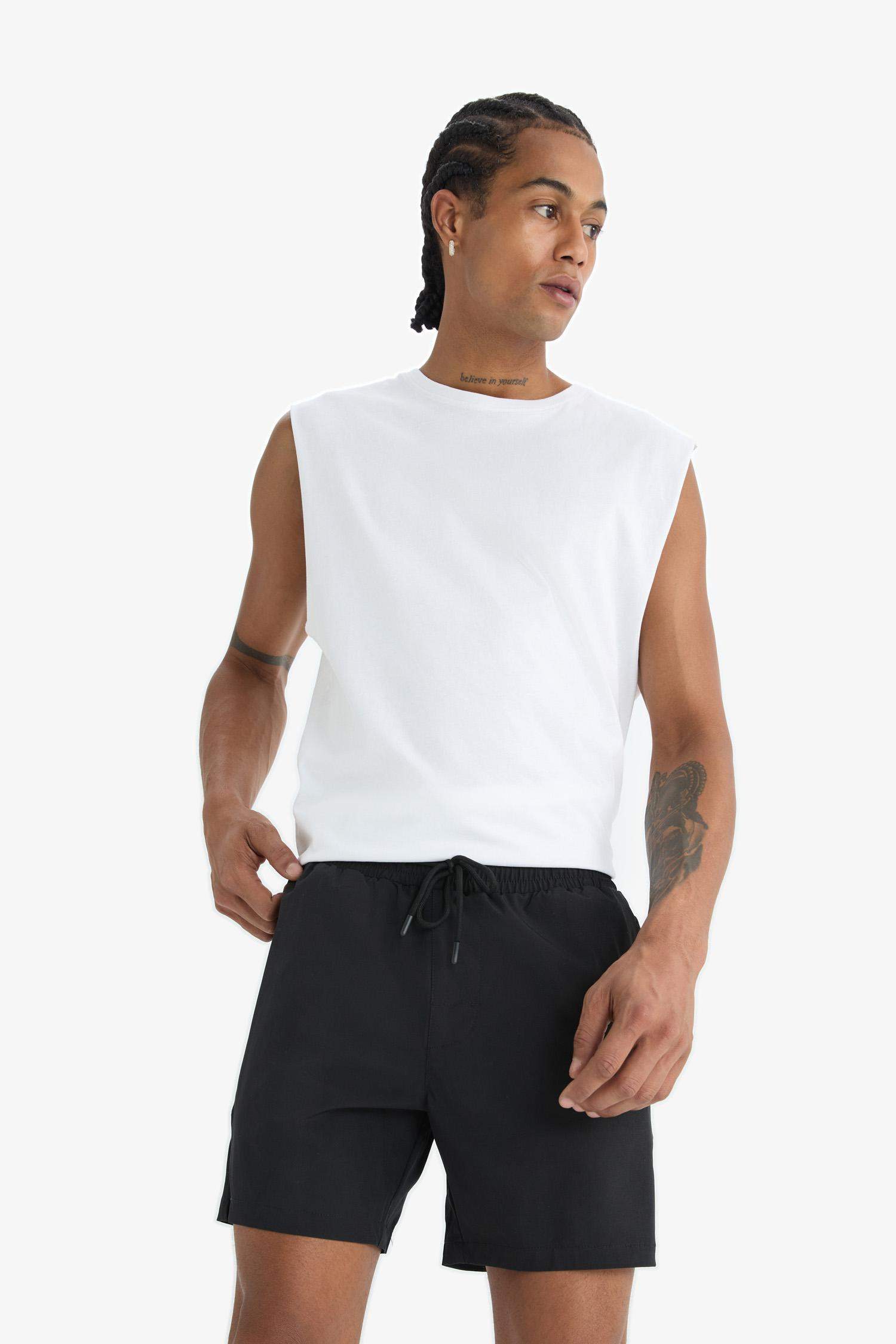 شورت سباحة قصير قصة عادية من DeFactoFit