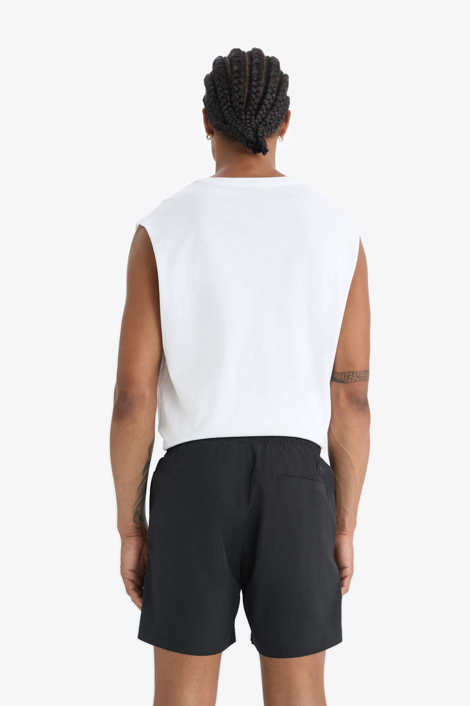 شورت سباحة قصير قصة عادية من DeFactoFit