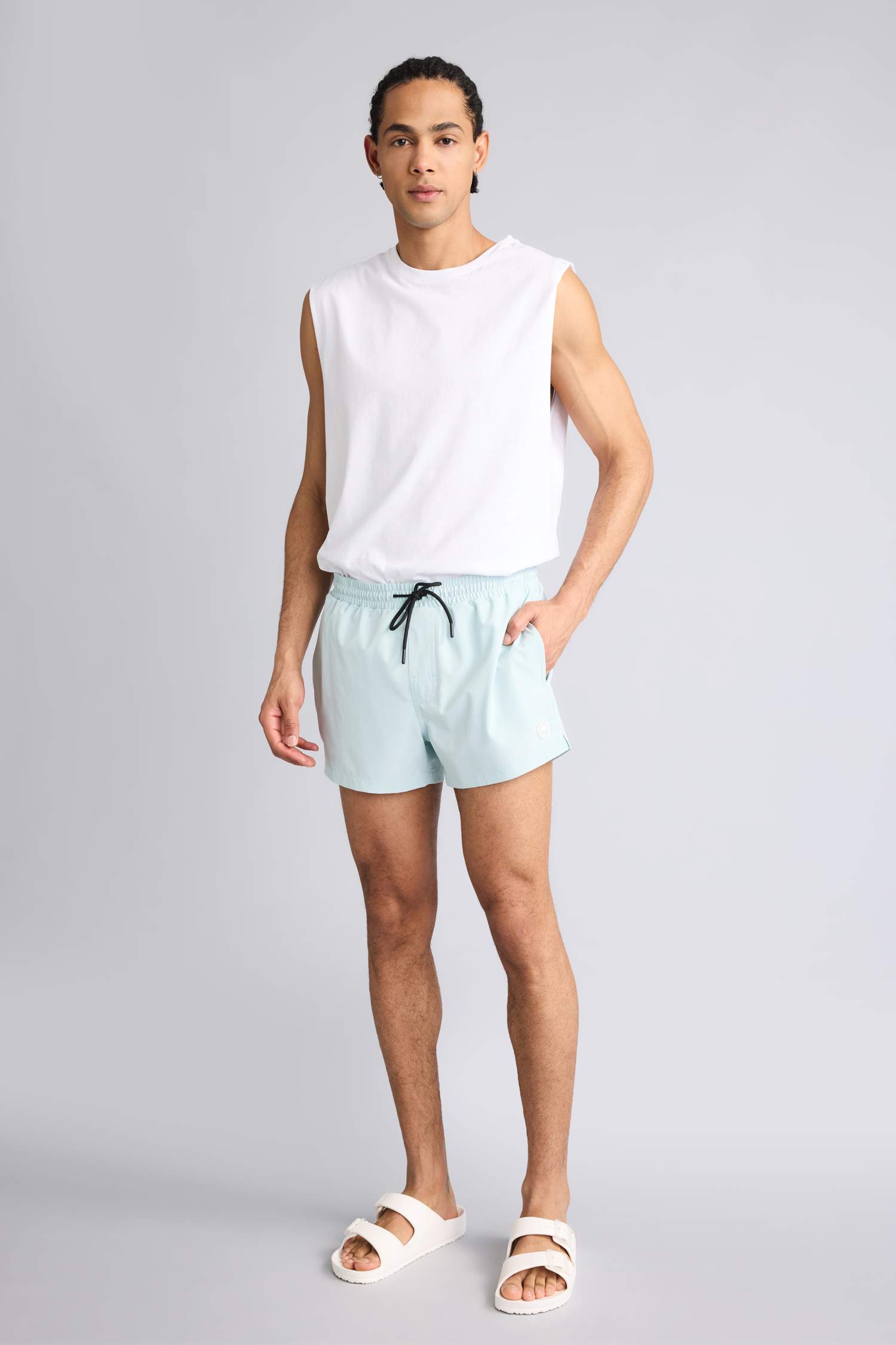 Turkuaz Erkek Andy Kısa Boy 3412890 | DeFacto