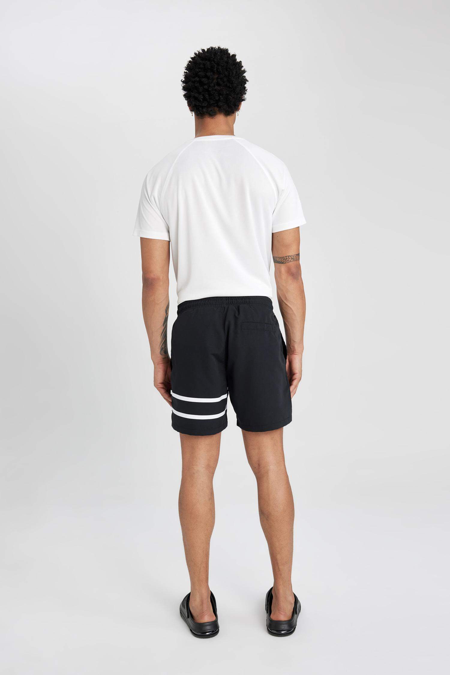 DeFactoFit Printed Short Swim Shorts