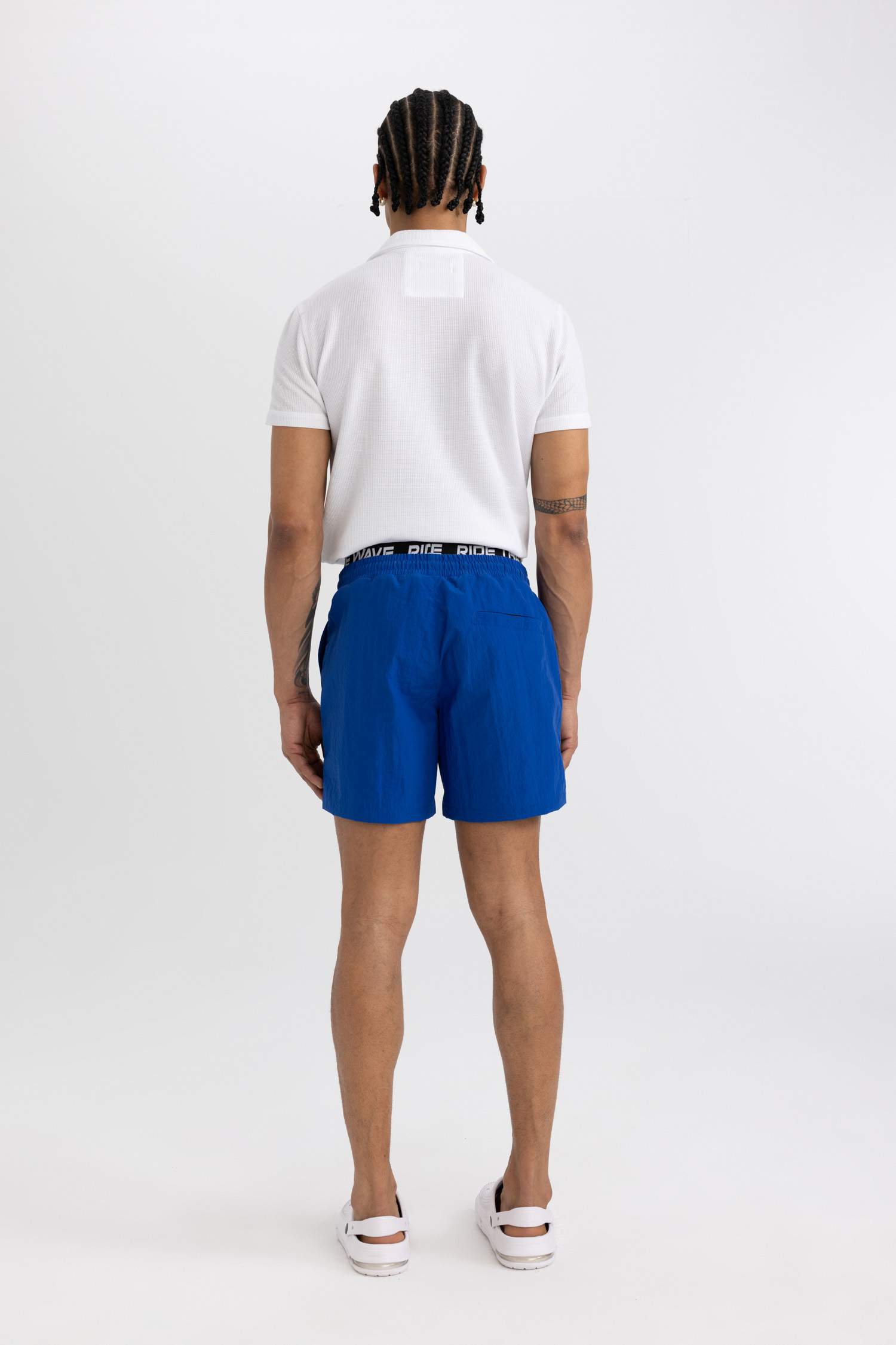 DeFactoFit Printed Short Swim Shorts