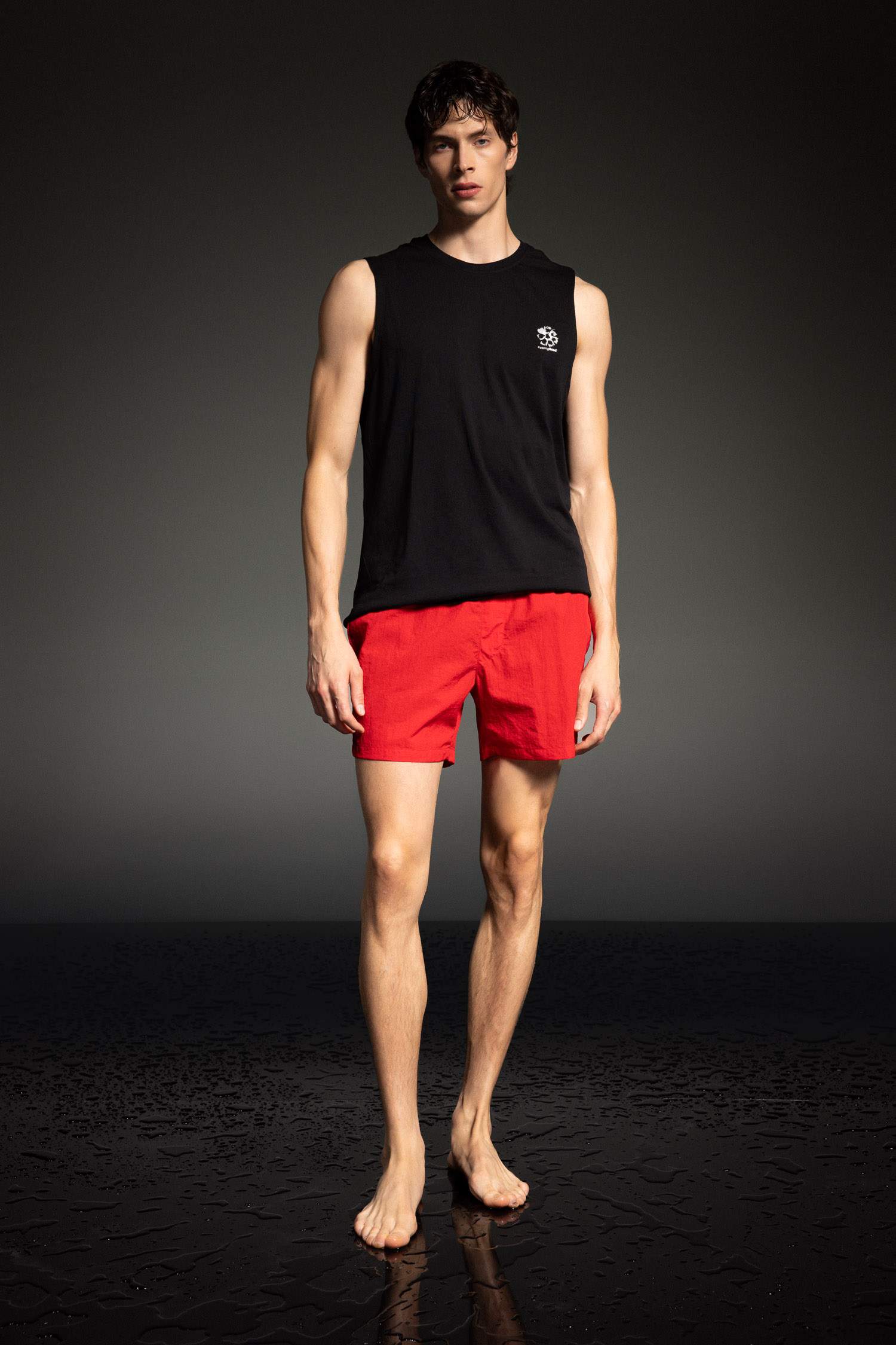 شورت بحر قصير أحمر من DeFactoFit