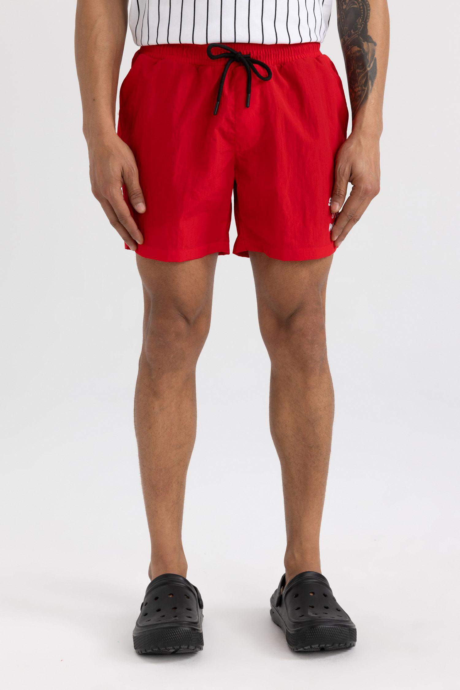 شورت بحر قصير أحمر من DeFactoFit