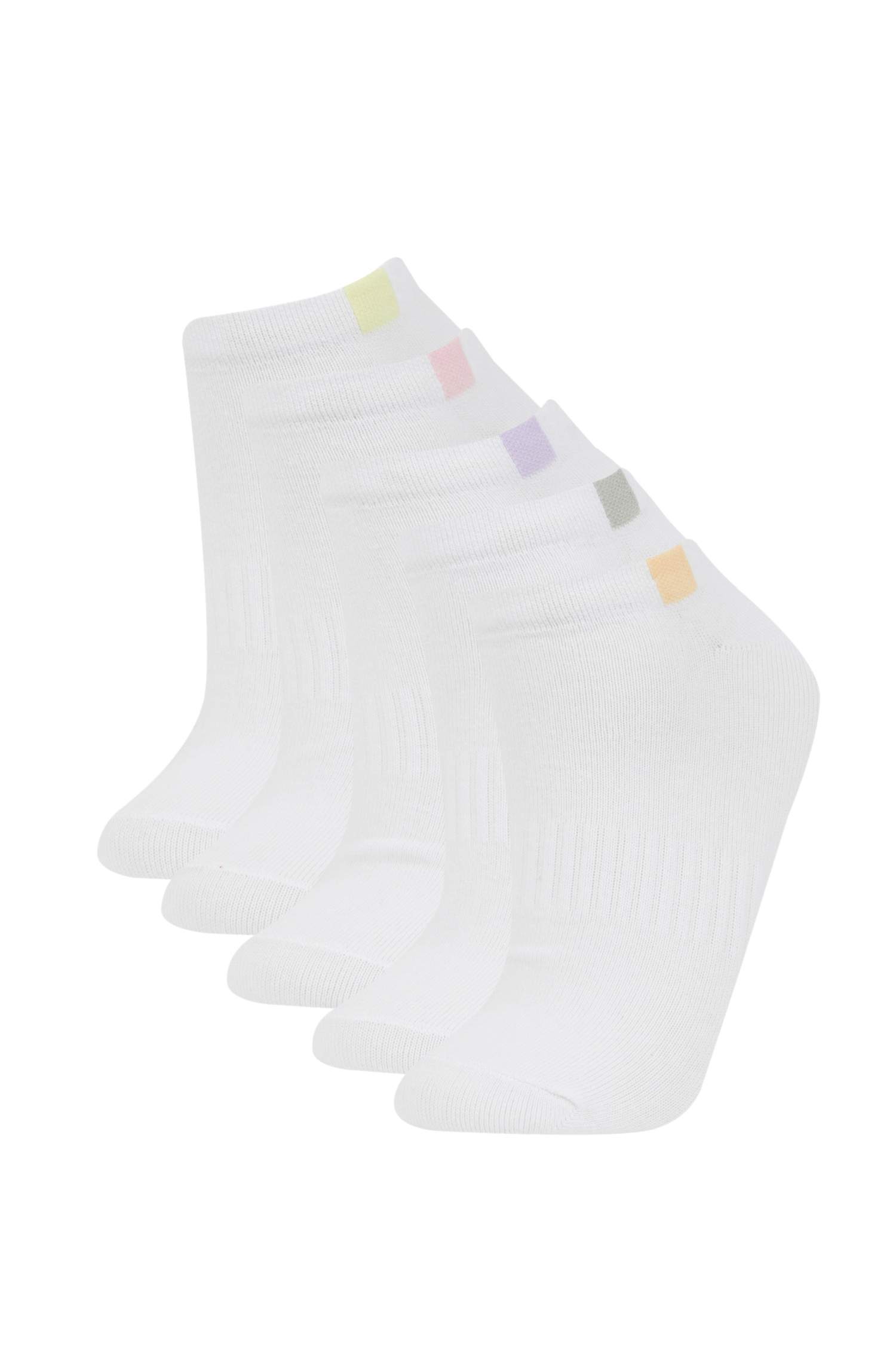 Chaussettes Courtes en Coton pour Femme - 5 Paires