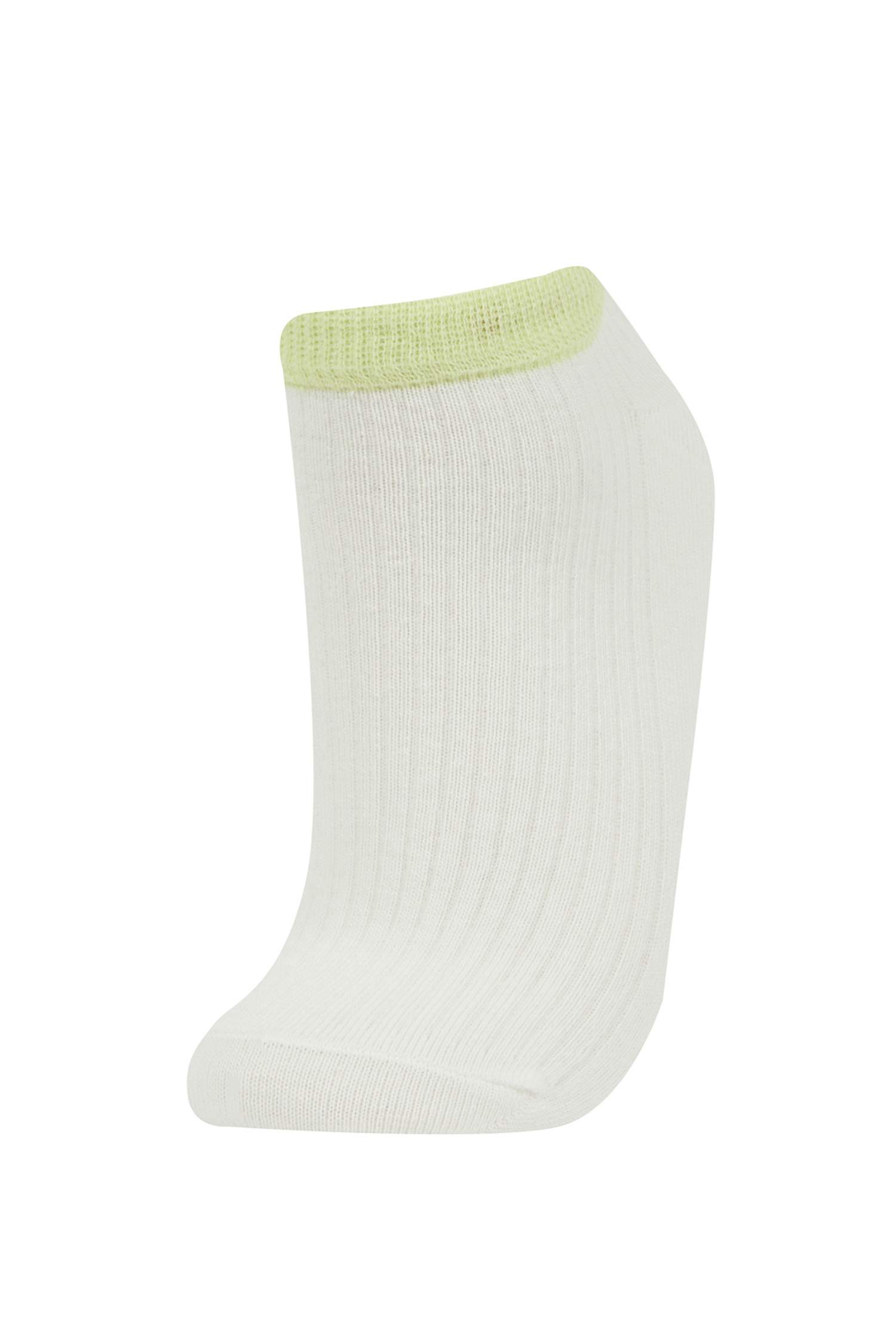 Kadın 5'li Pamuklu Patik Çorap