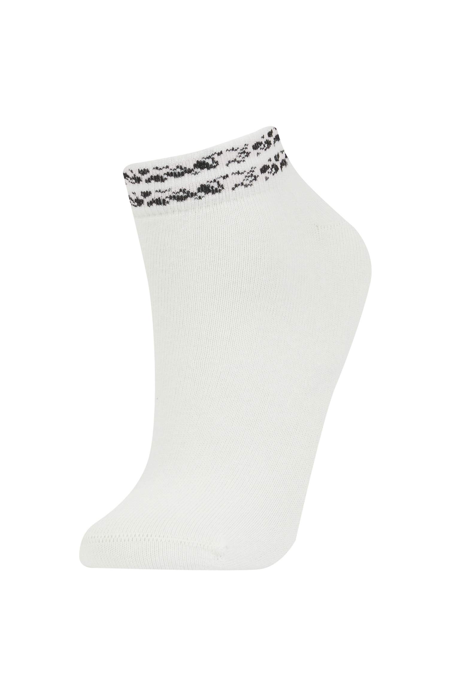 Kadın 3'lü Pamuklu Patik Çorap