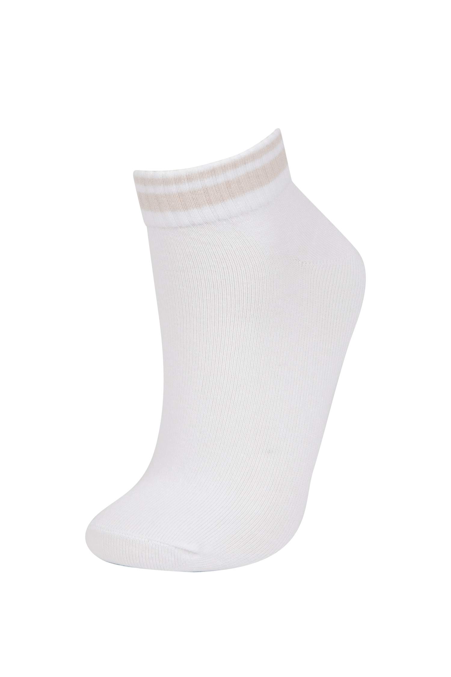 Kadın 3'lü Pamuklu Patik Çorap