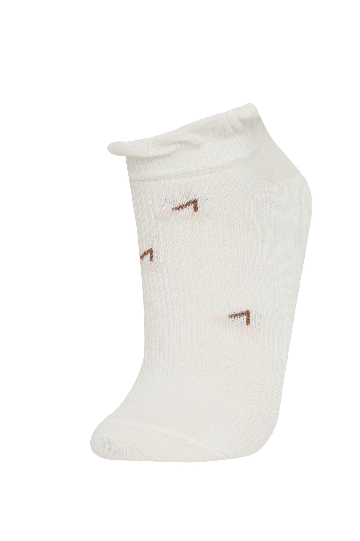 Kadın 3'lü Pamuklu Patik Çorap