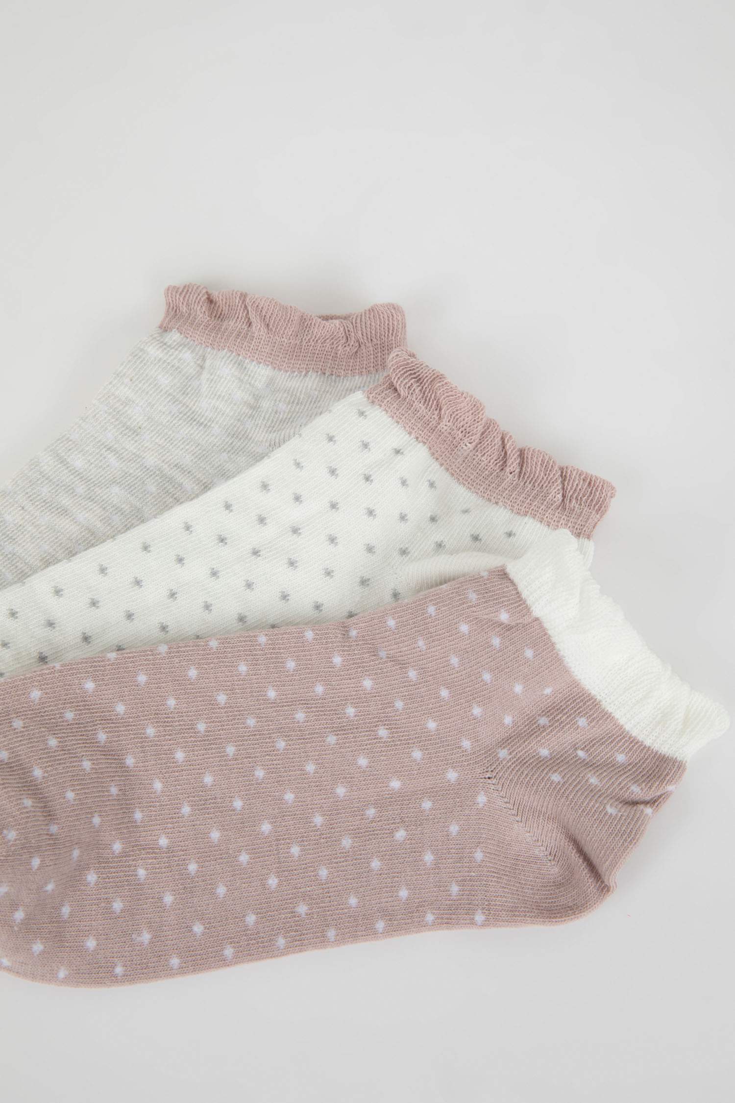 شرابات قصيرة حريمي قطن - 3 قطع