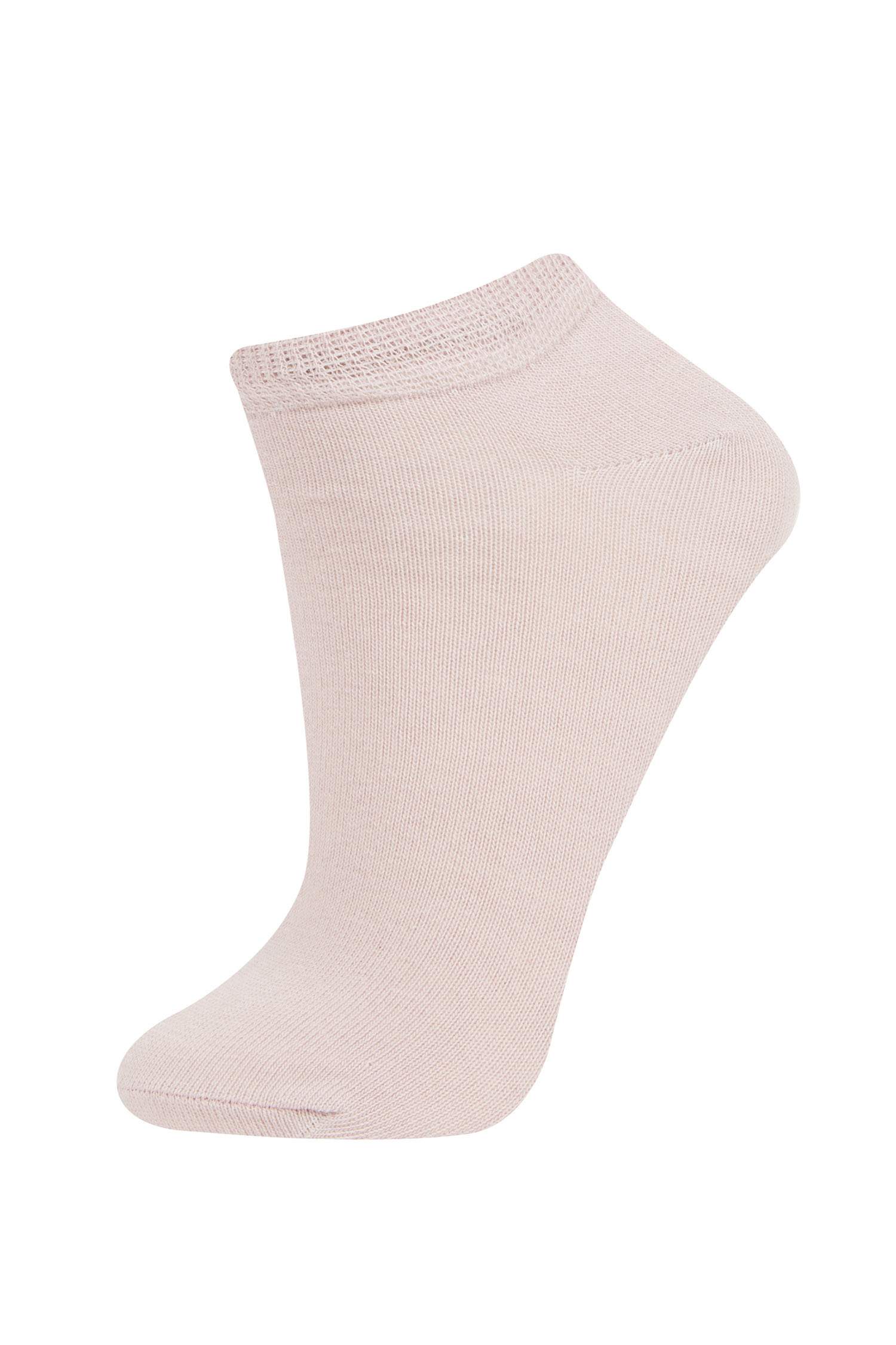 Kadın 3'lü Pamuklu Patik Çorap