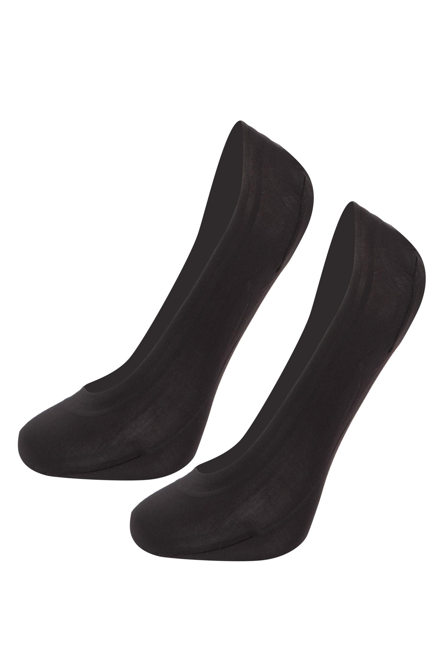 Chaussettes invisibles Ballerines en Microfibre pour Femme - 2 Paires