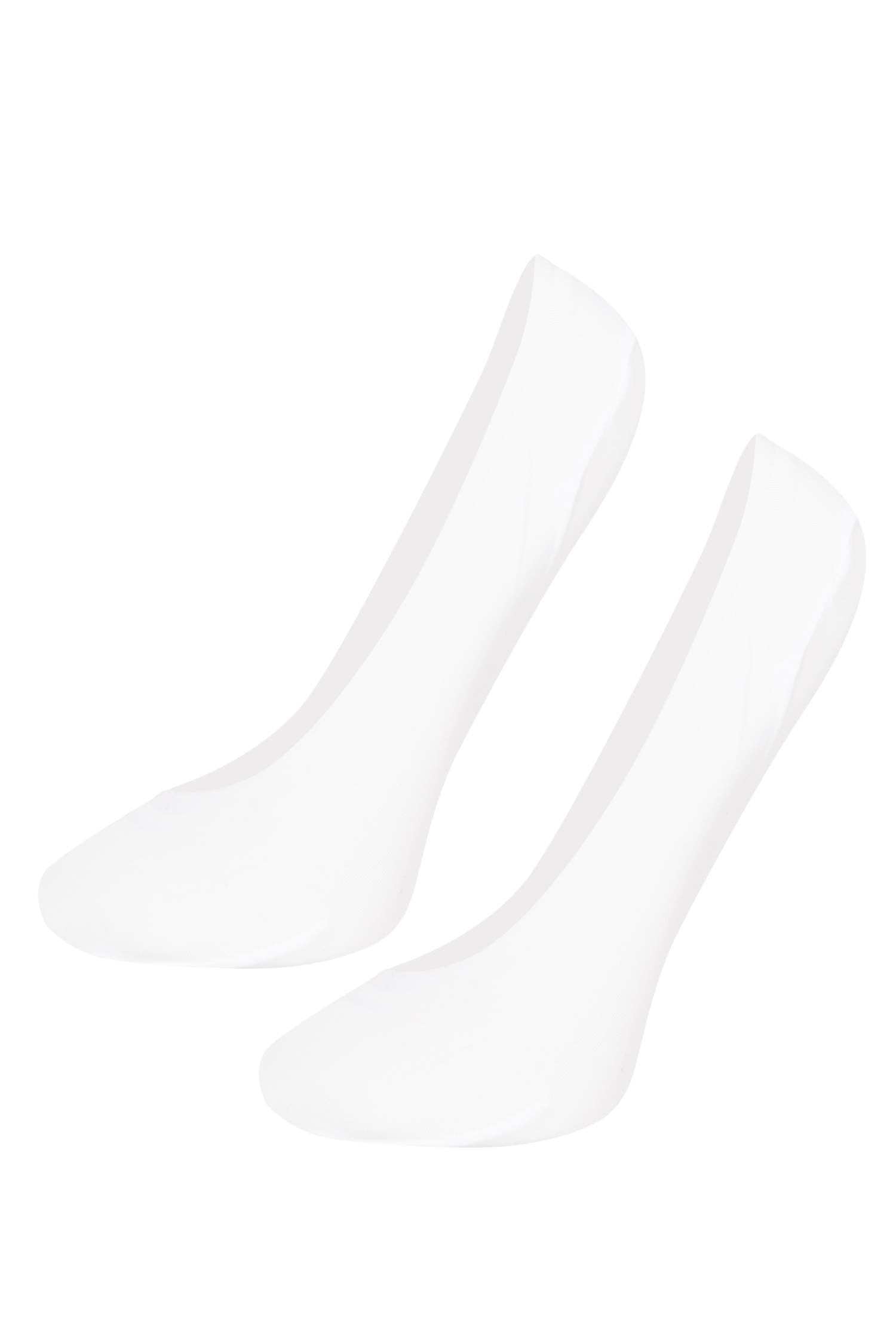 Kadın Lazer Kesim 2'li Microfiber Babet Çorap