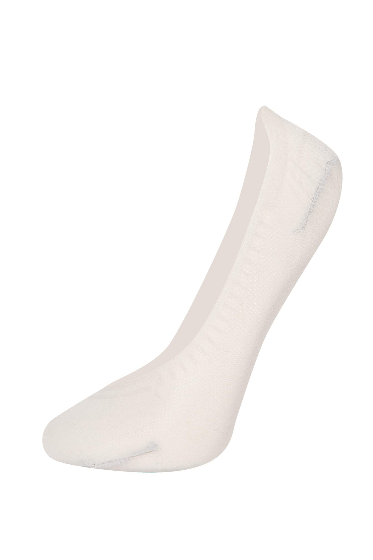 Kadın Lazer Kesim 2'li Microfiber Babet Çorap