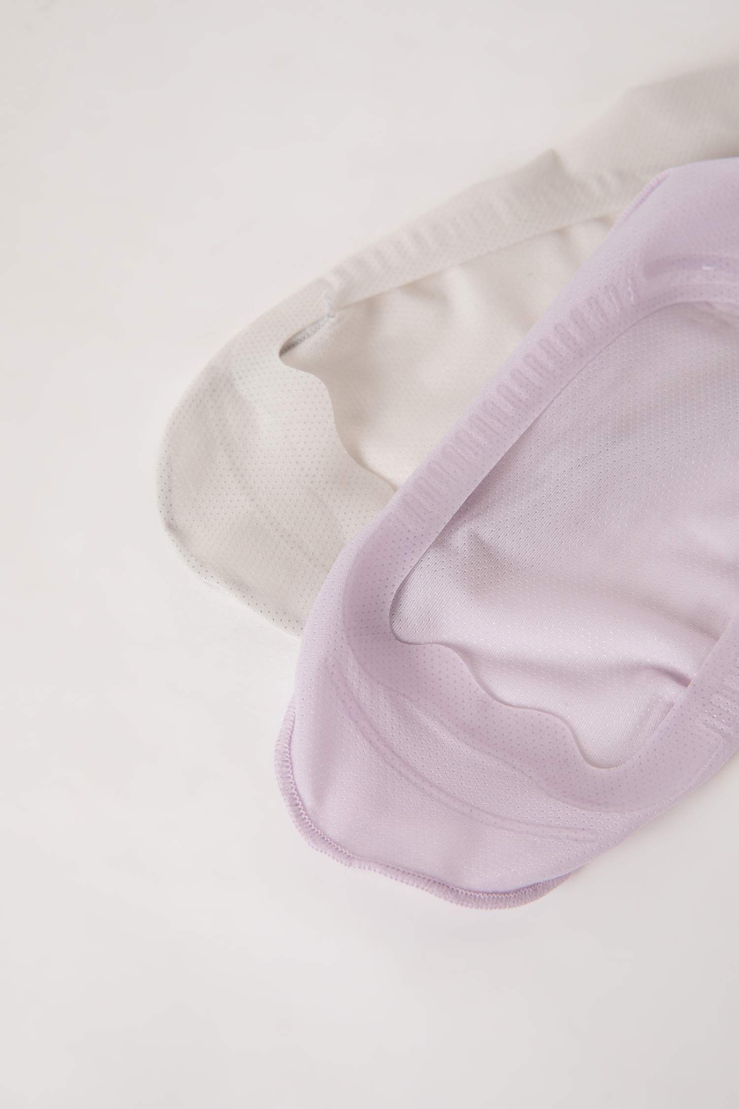 Kadın Lazer Kesim 2'li Microfiber Babet Çorap