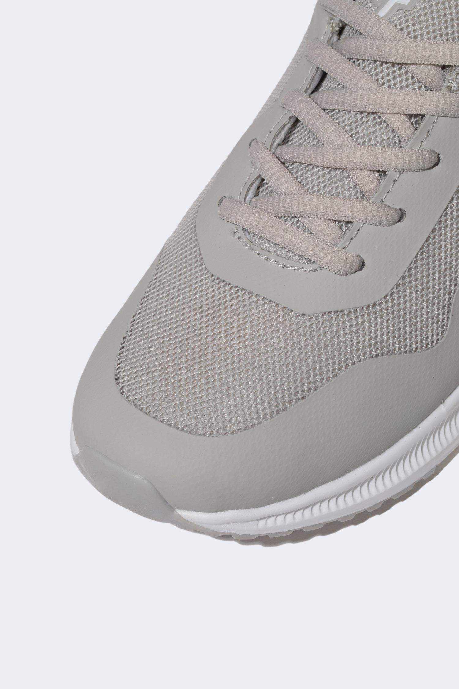 Woman Faux Leather Serrated Sole Sport shoes