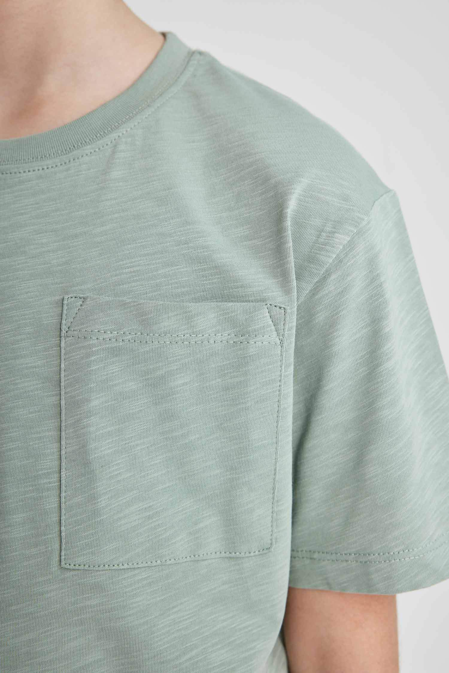 تيشيرت نص ردن قصة عادية بياخة مستديرة