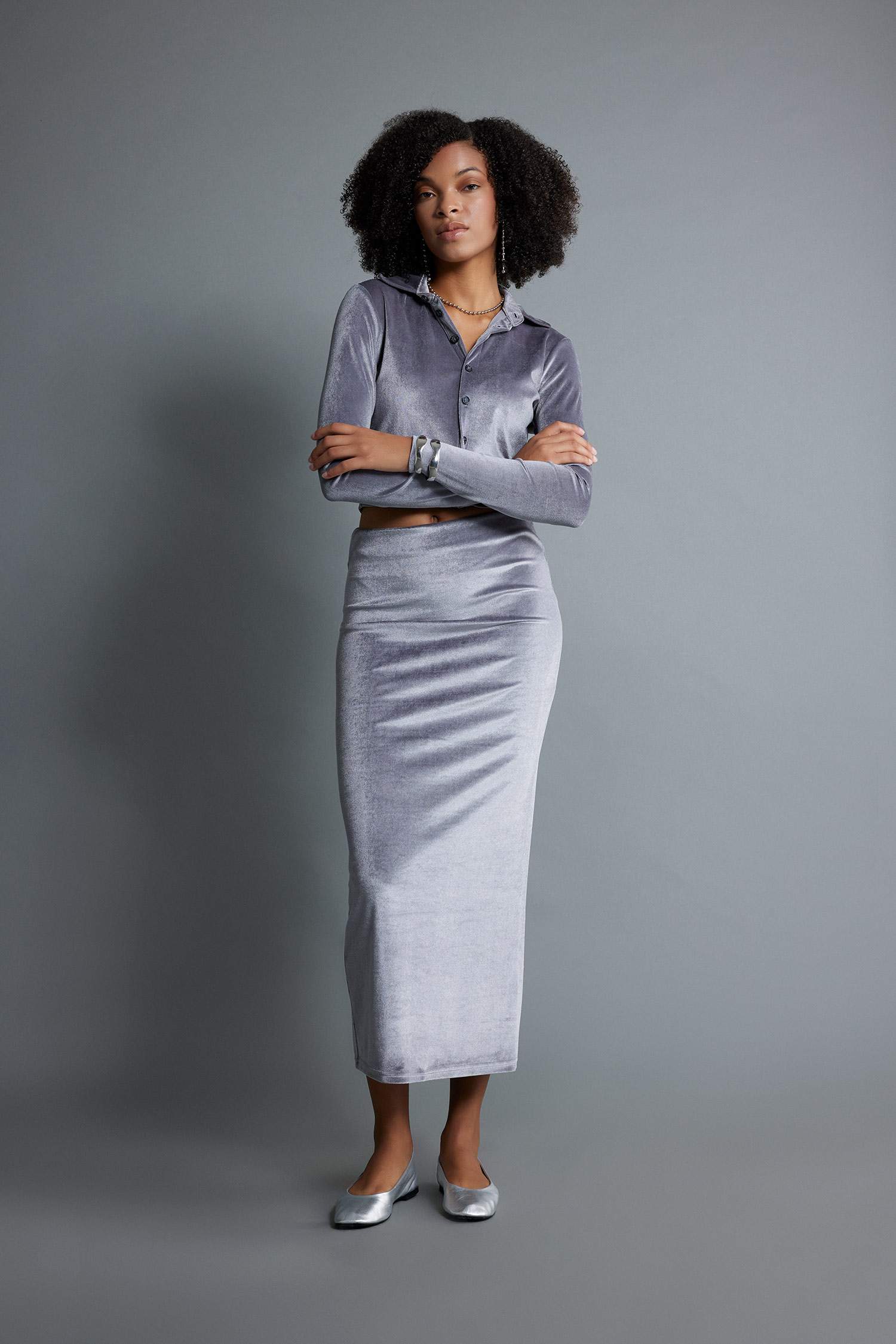 Pencil Skirt Maxi Knitted Skirt