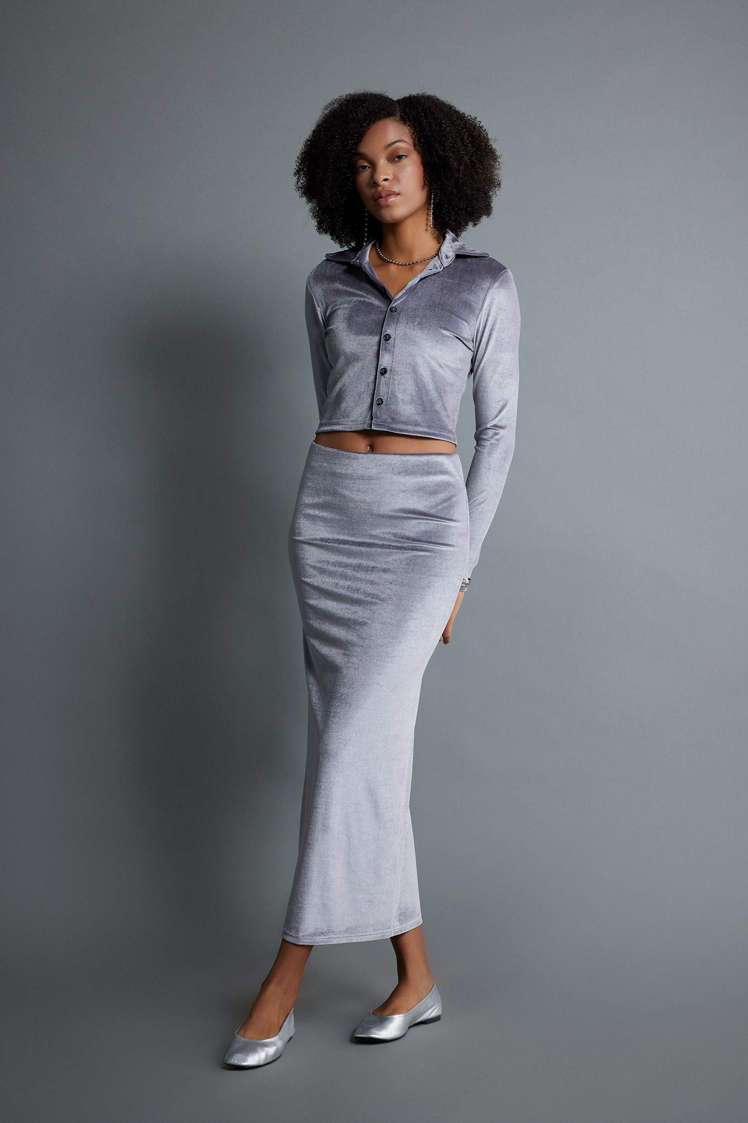 Pencil Skirt Maxi Knitted Skirt