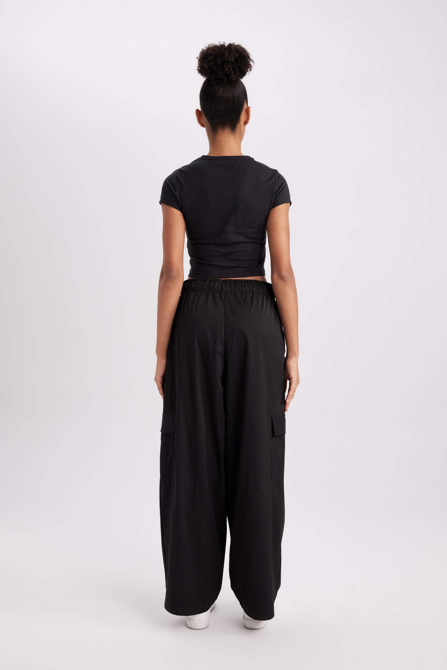 DeFactoFit Oversize Fit Parachute Trousers