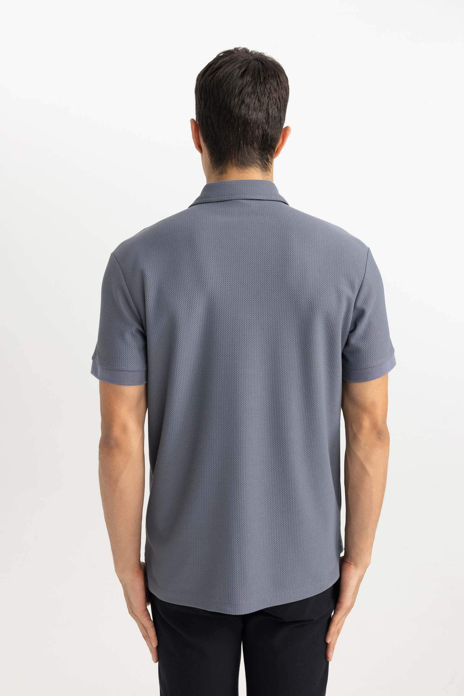 Modern Fit Short Sleeve Polo Basic T-Shirt
