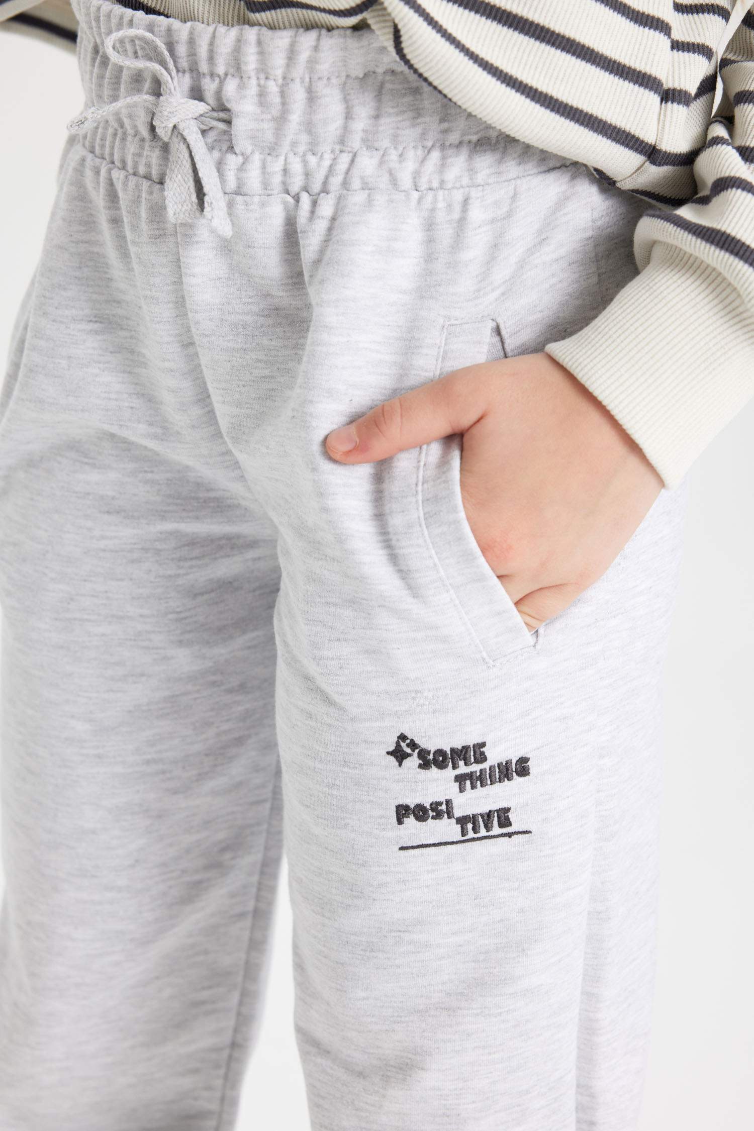 Pantalon De Jogging gris imprimé Pour Fille