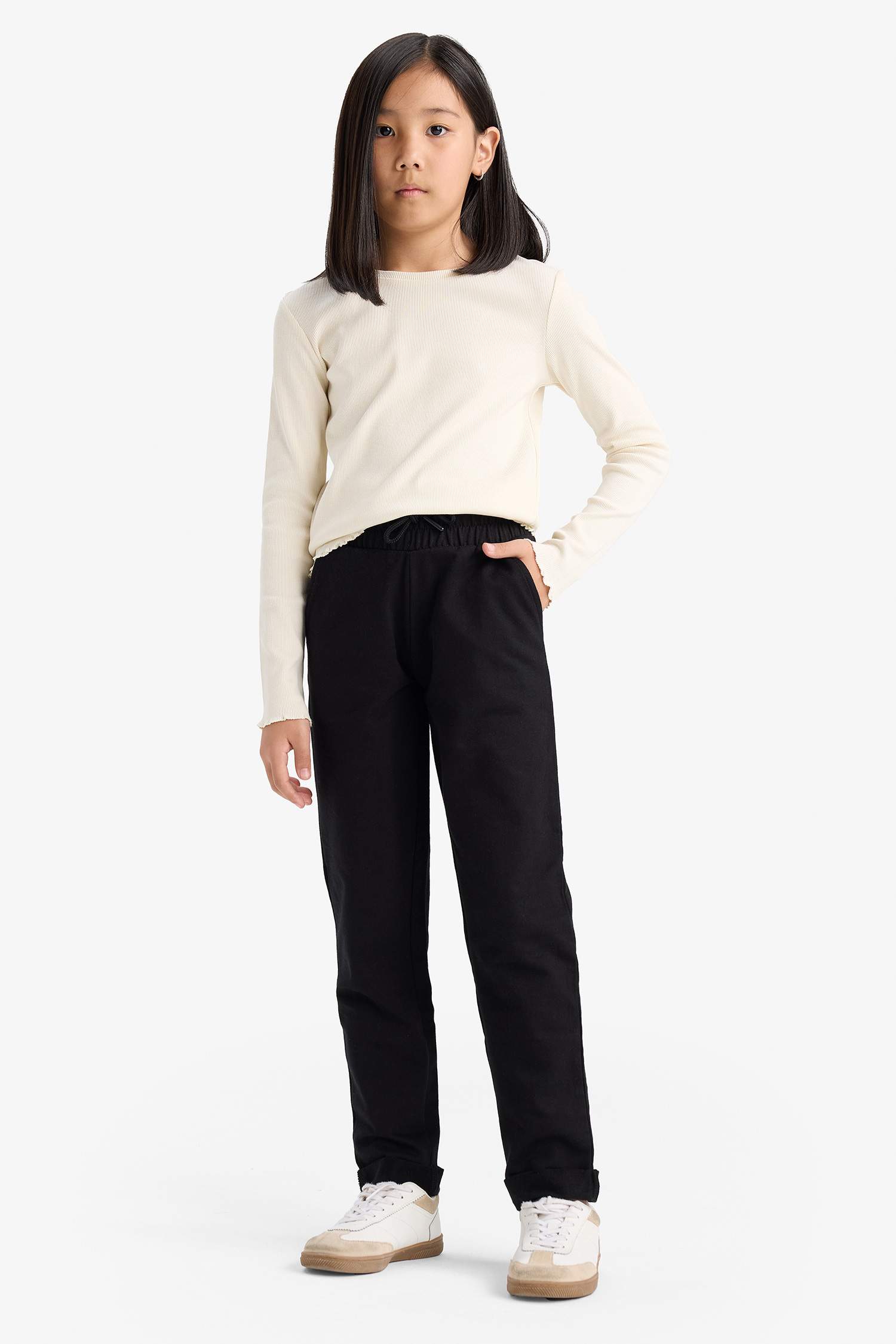 Girl Carrot Fit Sweatpants