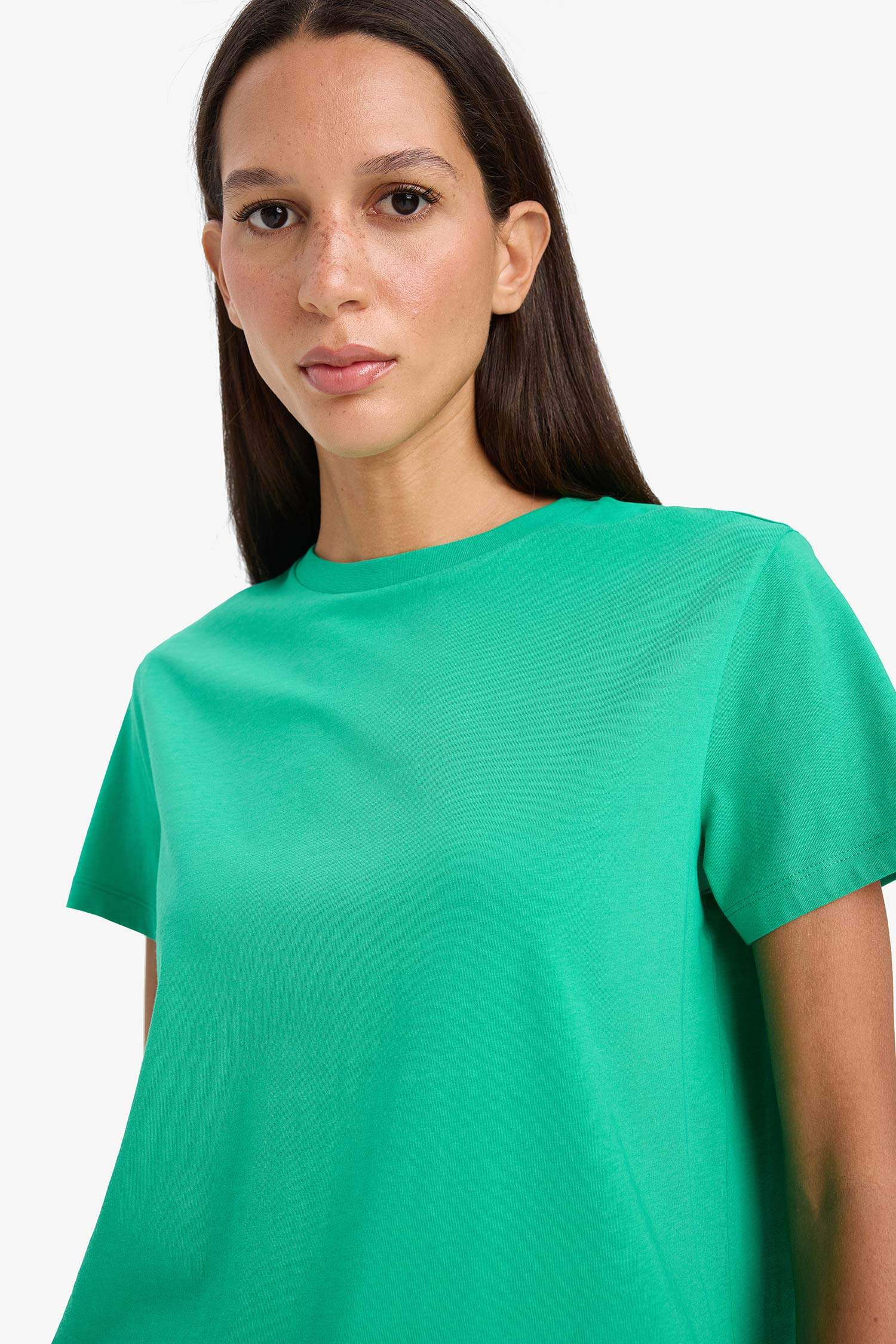 Футболка с круглым вырезом Long Fit Basic с коротким рукавом