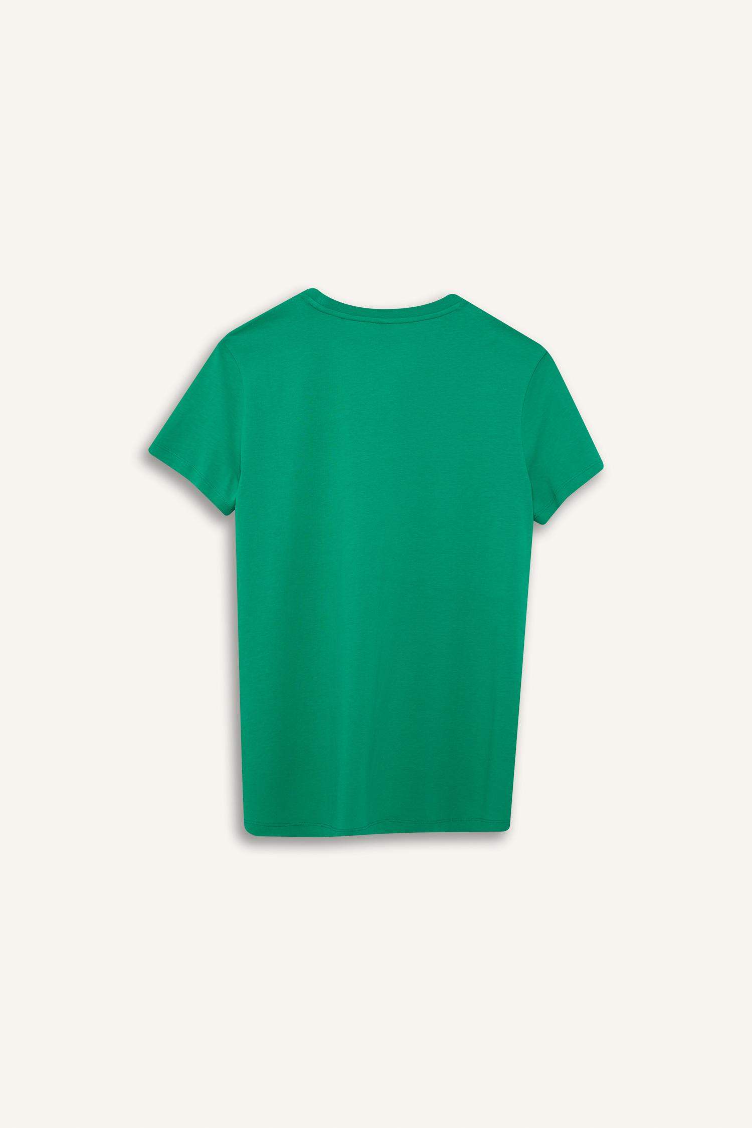 Футболка с круглым вырезом Long Fit Basic с коротким рукавом