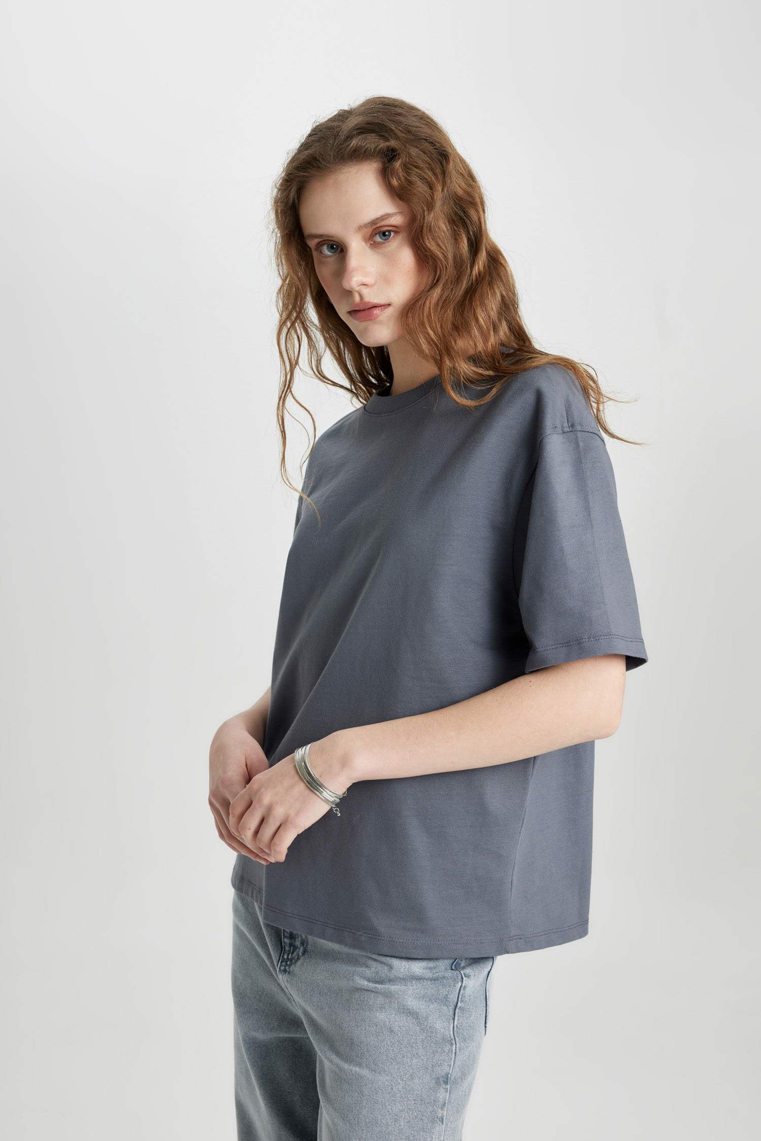 Relax Fit Crew Neck Premium Short Sleeve T-Shirt