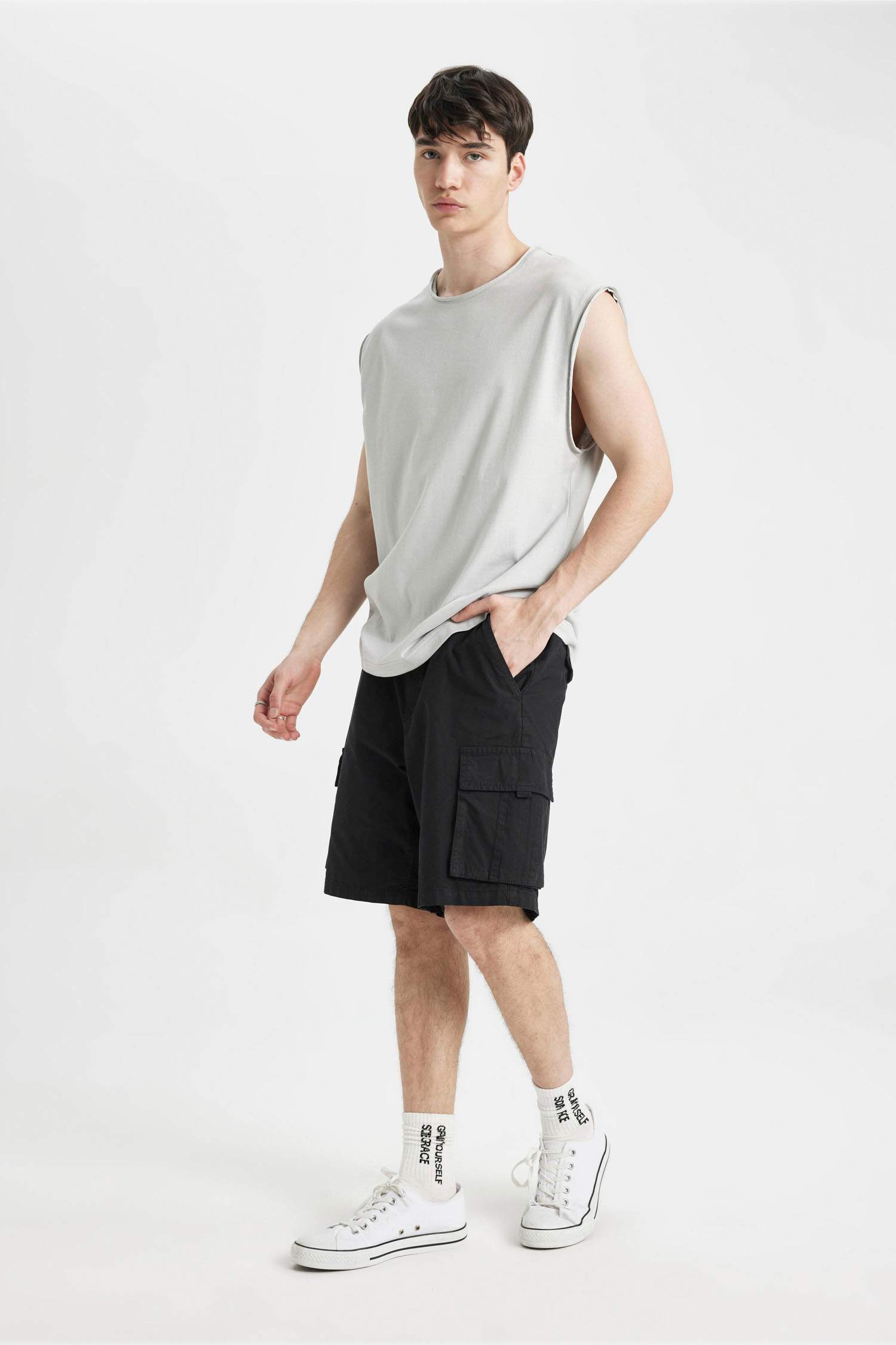 Short Bermuda en Gabardine Coupe Relax