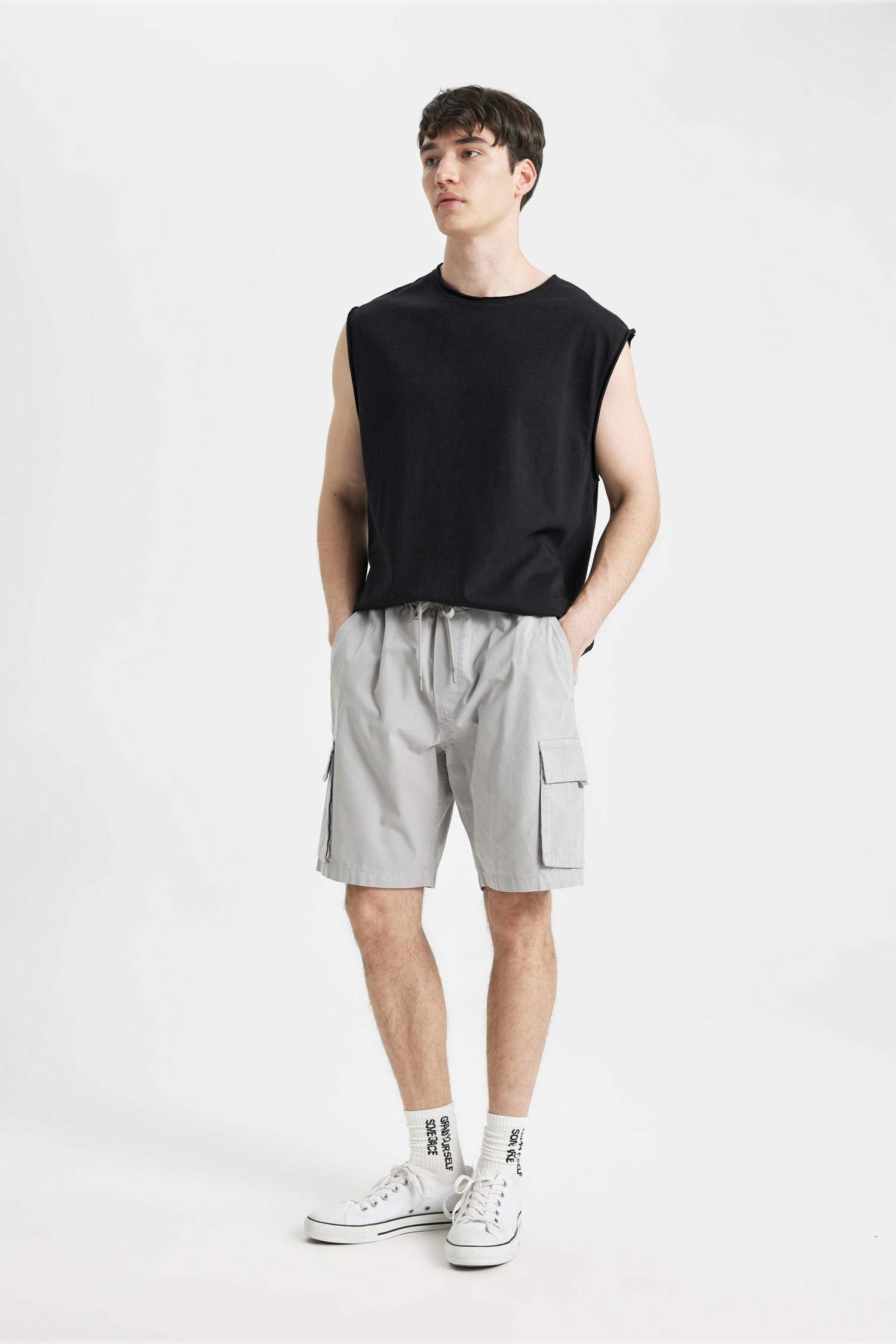 Cargo Fit Gabardine Bermuda