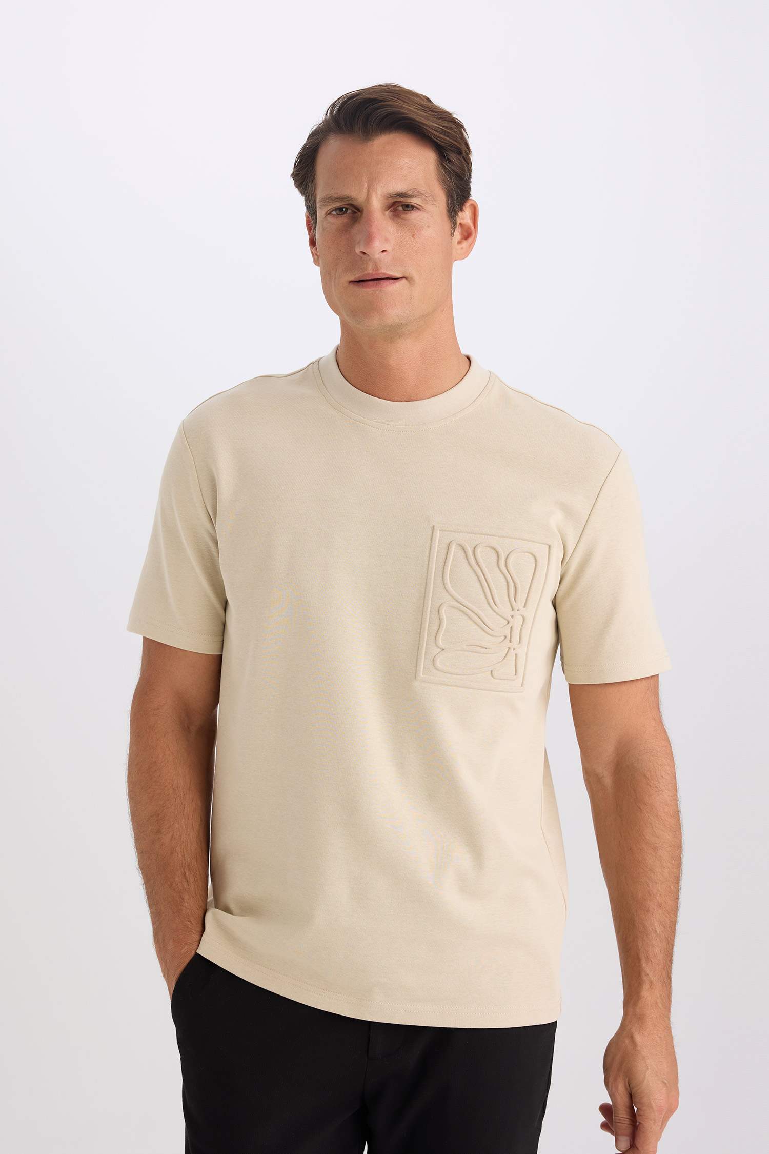 Regular Fit Crew Neck Short Sleeve T-Shirt