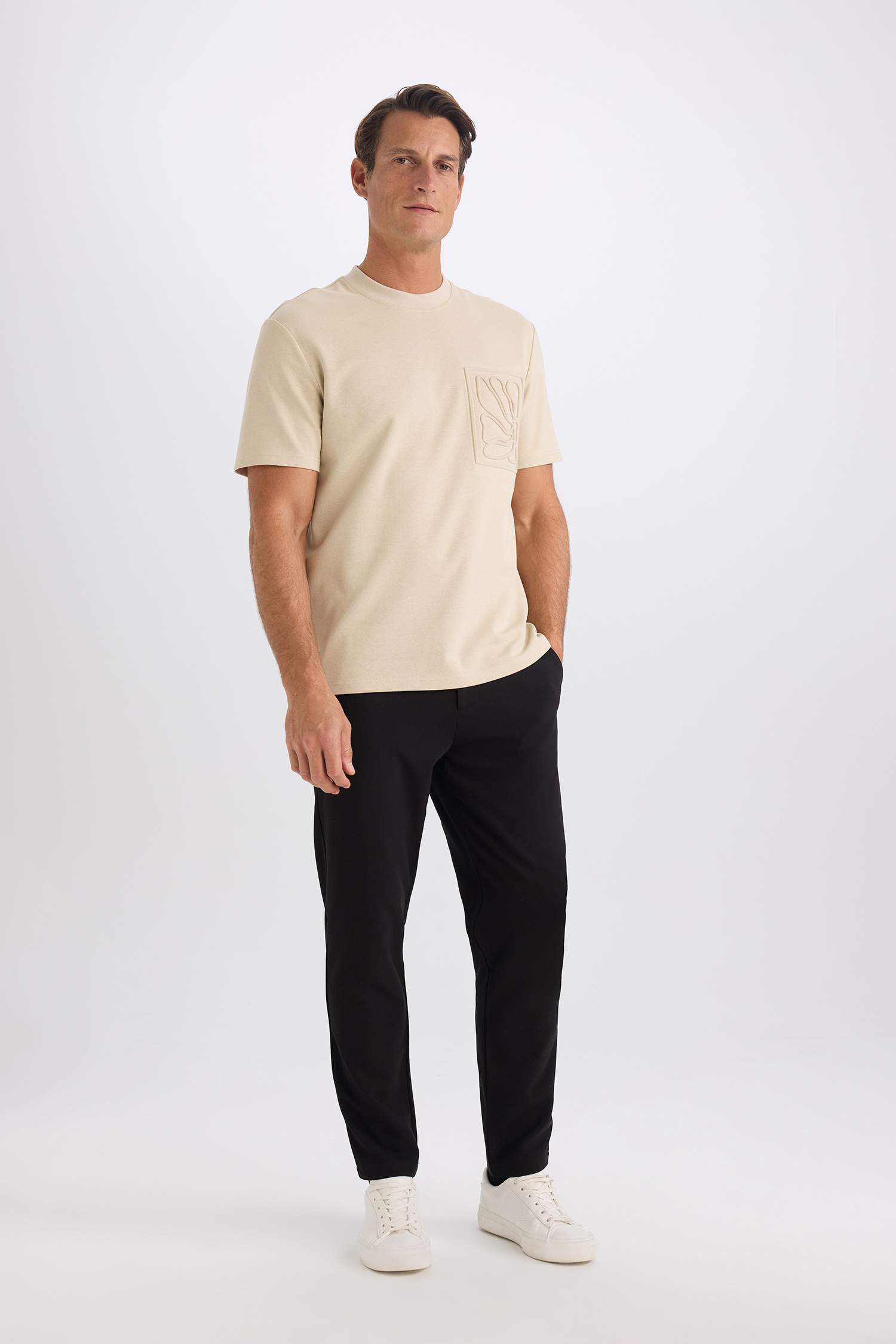 Regular Fit Crew Neck Short Sleeve T-Shirt