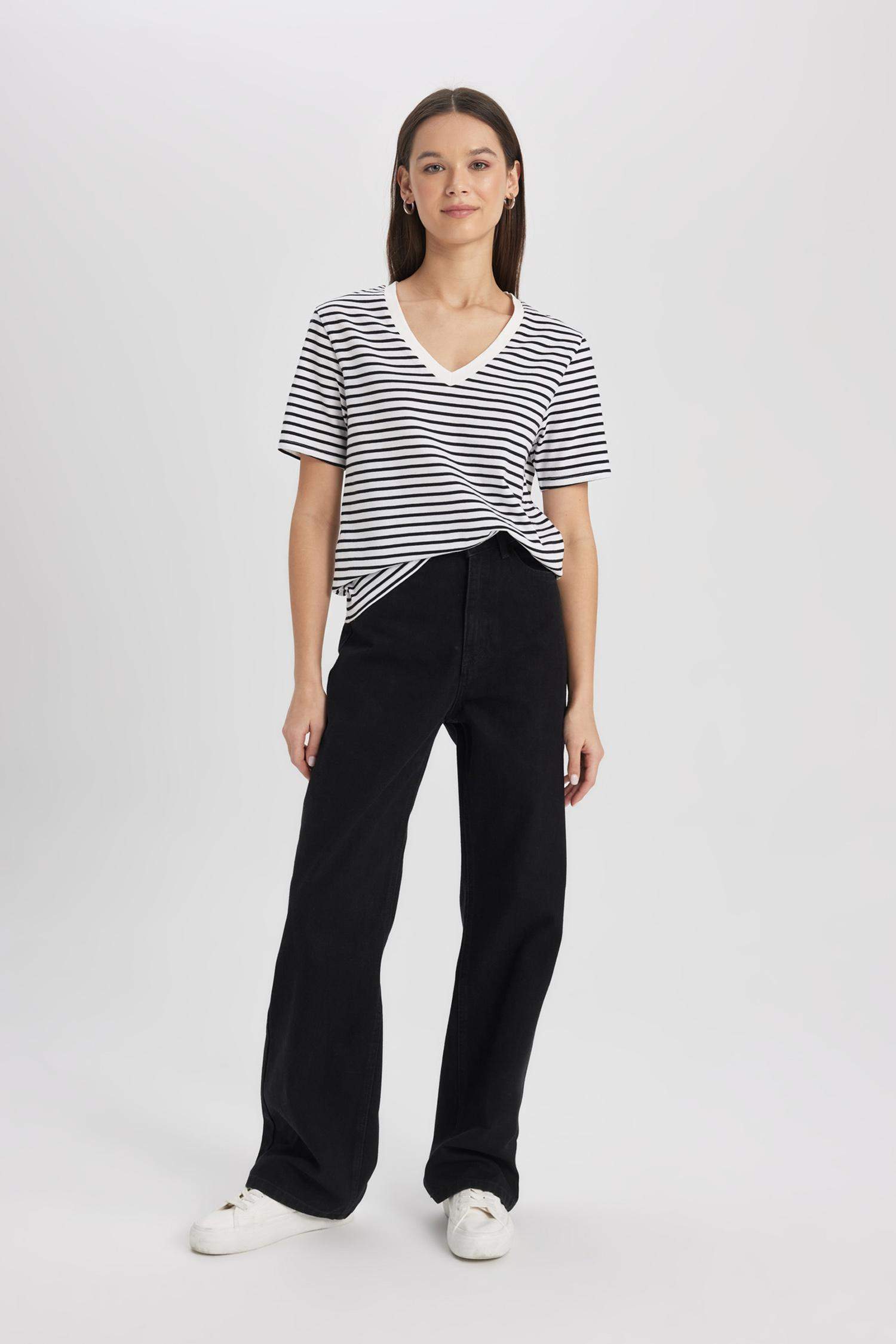 90's Wide Leg Yüksek Bel Uzun Jean Pantolon