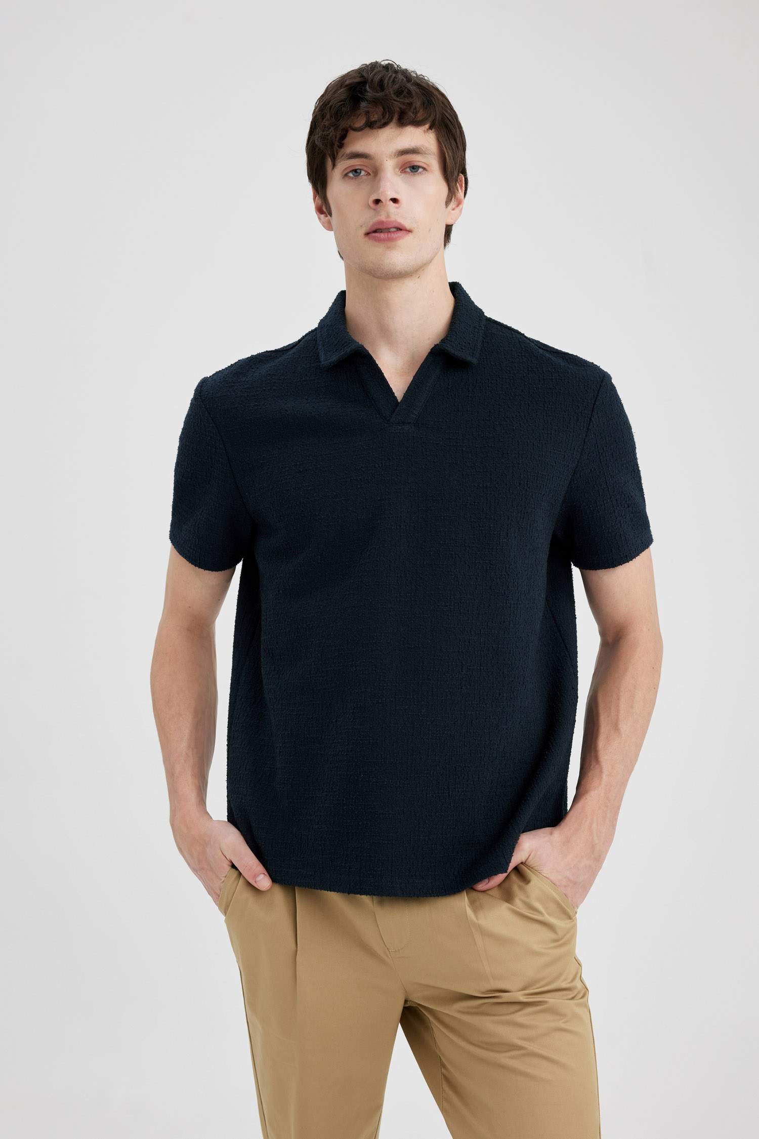 Regular Fit Short Sleeve Polo T-Shirt